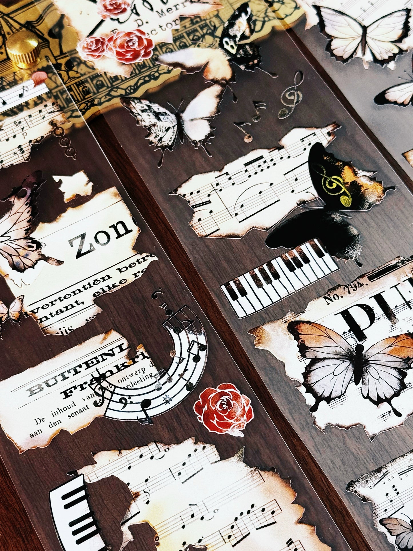 XiYue【Anxious】Original Design Washi/PET Tape Stickers