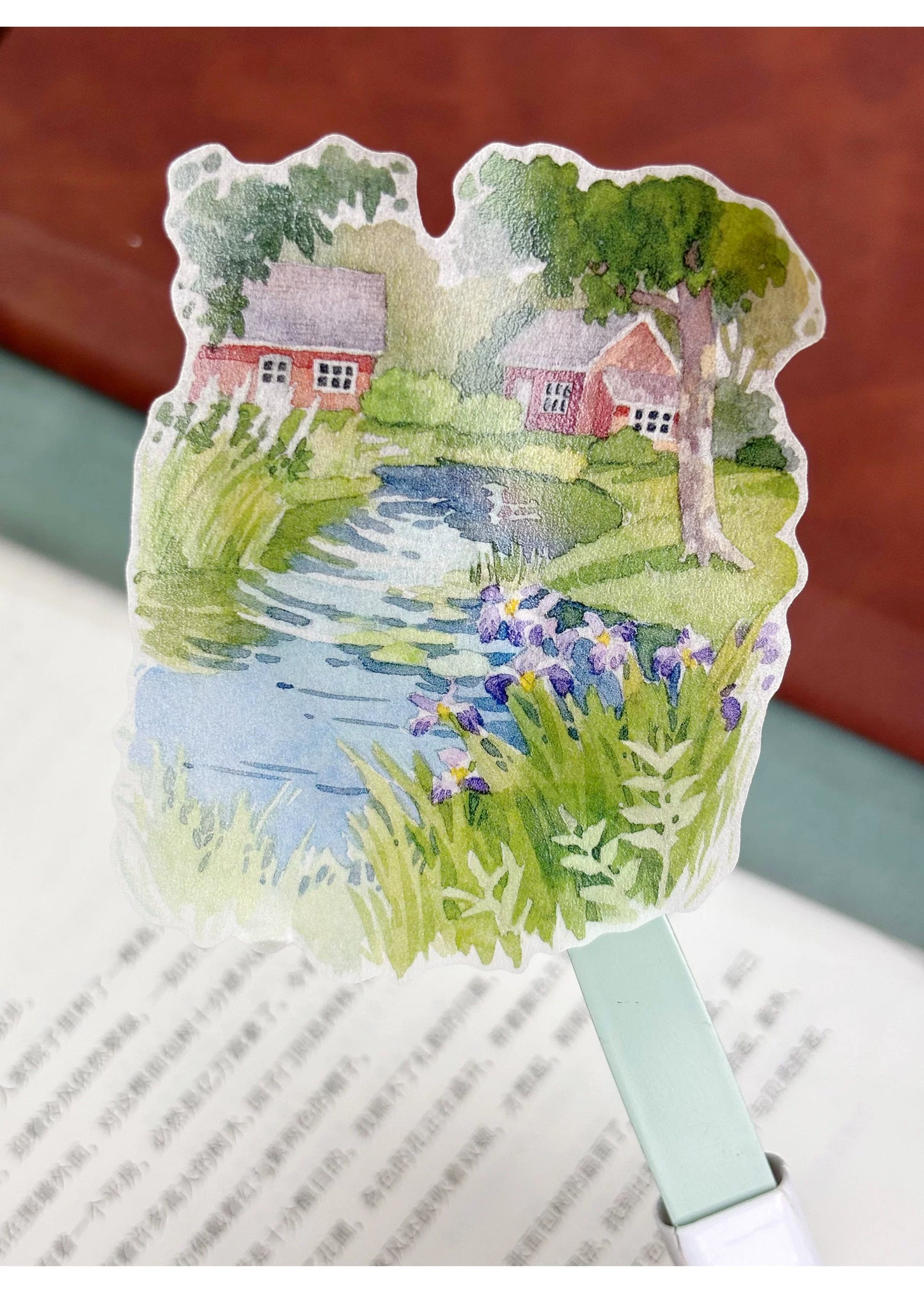 ZiYuanSu Vol15【Summer Garden Scene】Background Scene Pre-cut Washi PET Tape