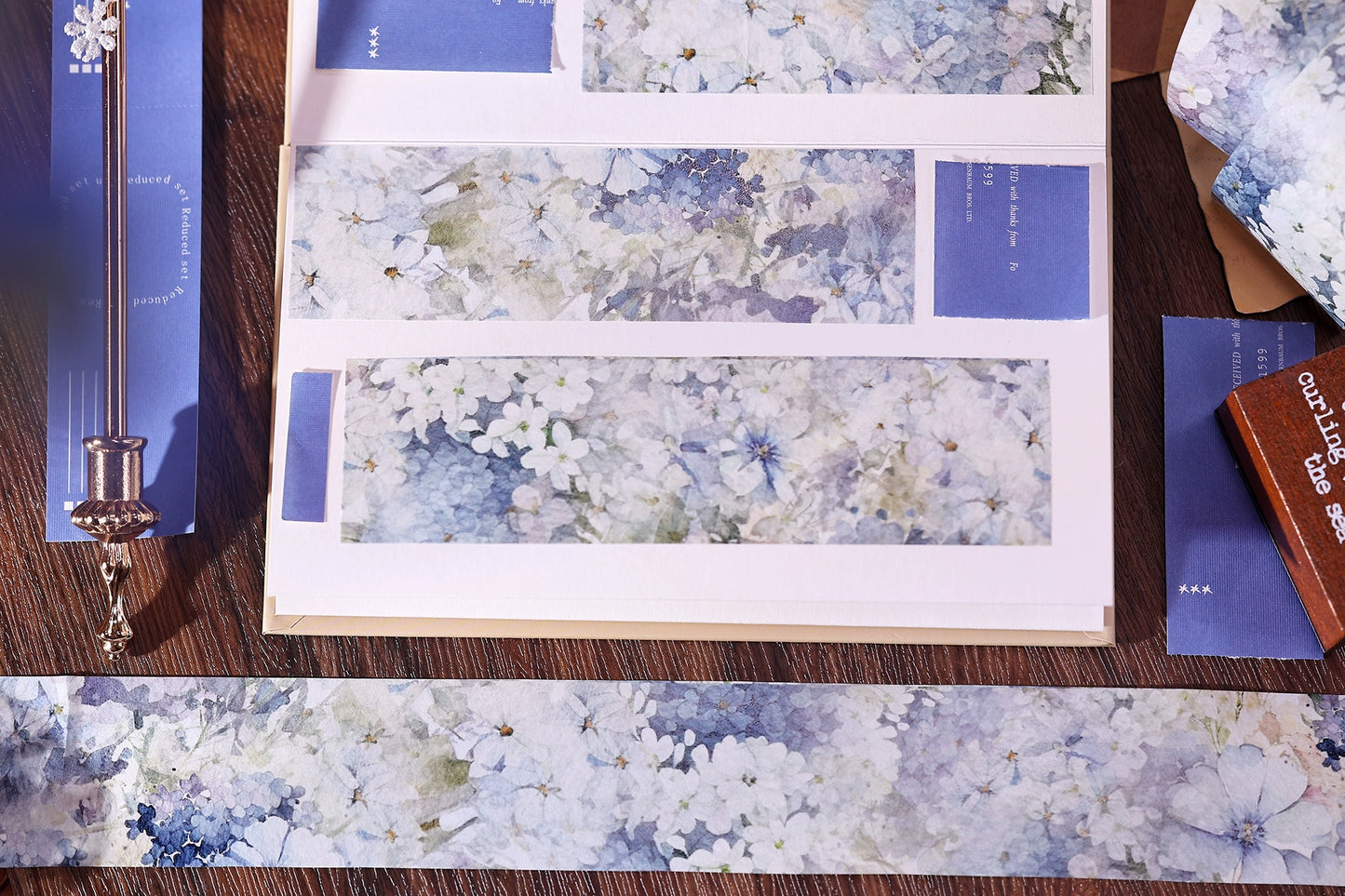 XiaoBaiJia【Notes in the Clouds】Light Retro Orginal Design Washi Pet Tape Landscape Stickers