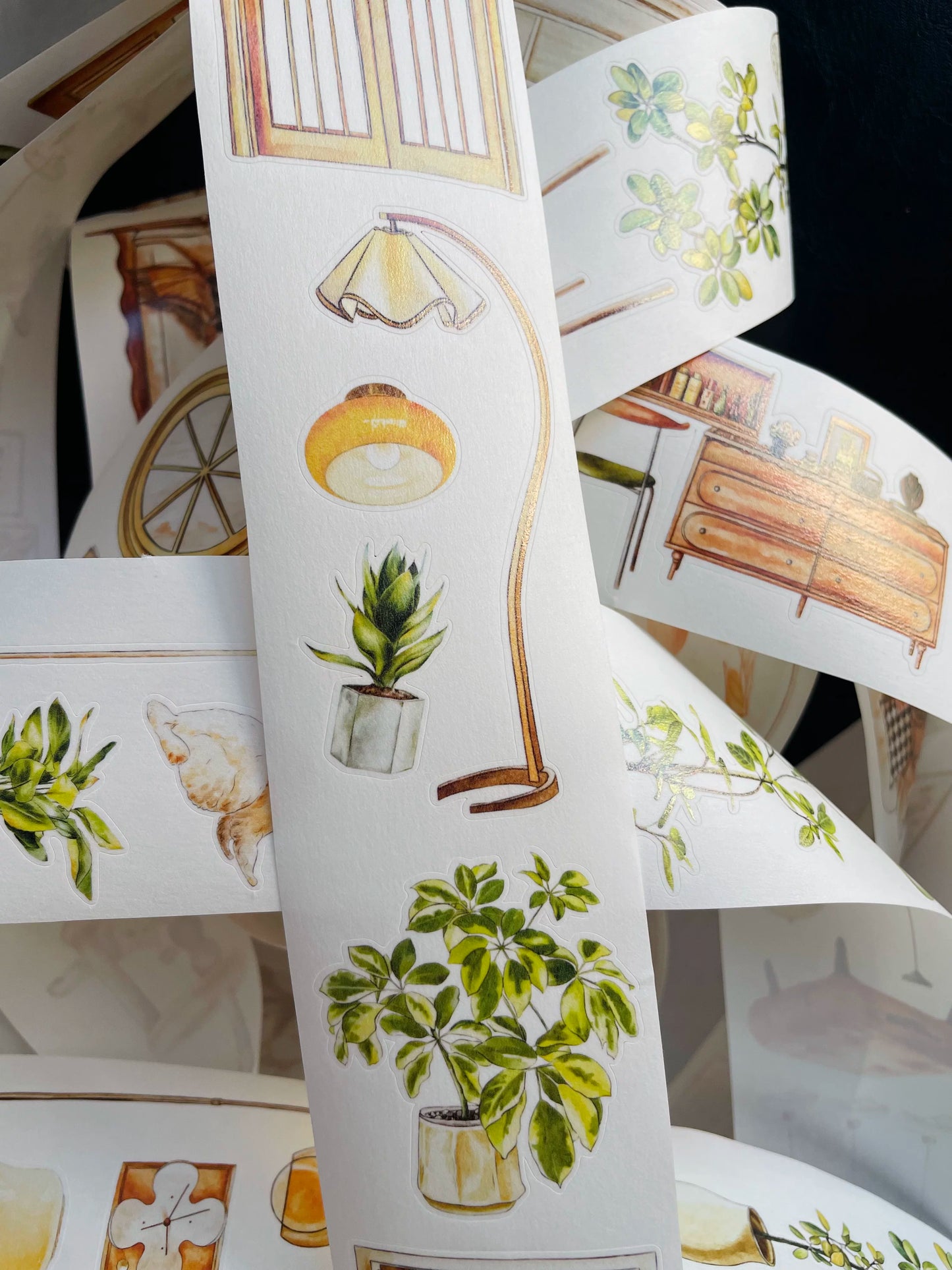 ZaoZao Vol3【Small Object】Original Design Kiss-Cut Washi PET Tape Stickers,for Scrapbook Supplies,Journaling,Junk Journal,Bullet Journal,Planner Stickers