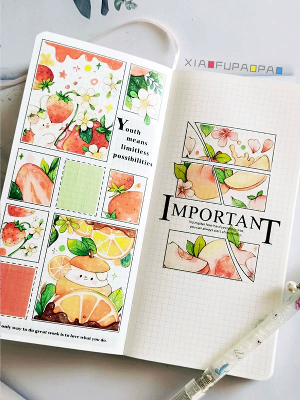 Small Floating Bubble Typesetting2 Washi Tape Basic Lazy Border Frame Suitable for A5/A6