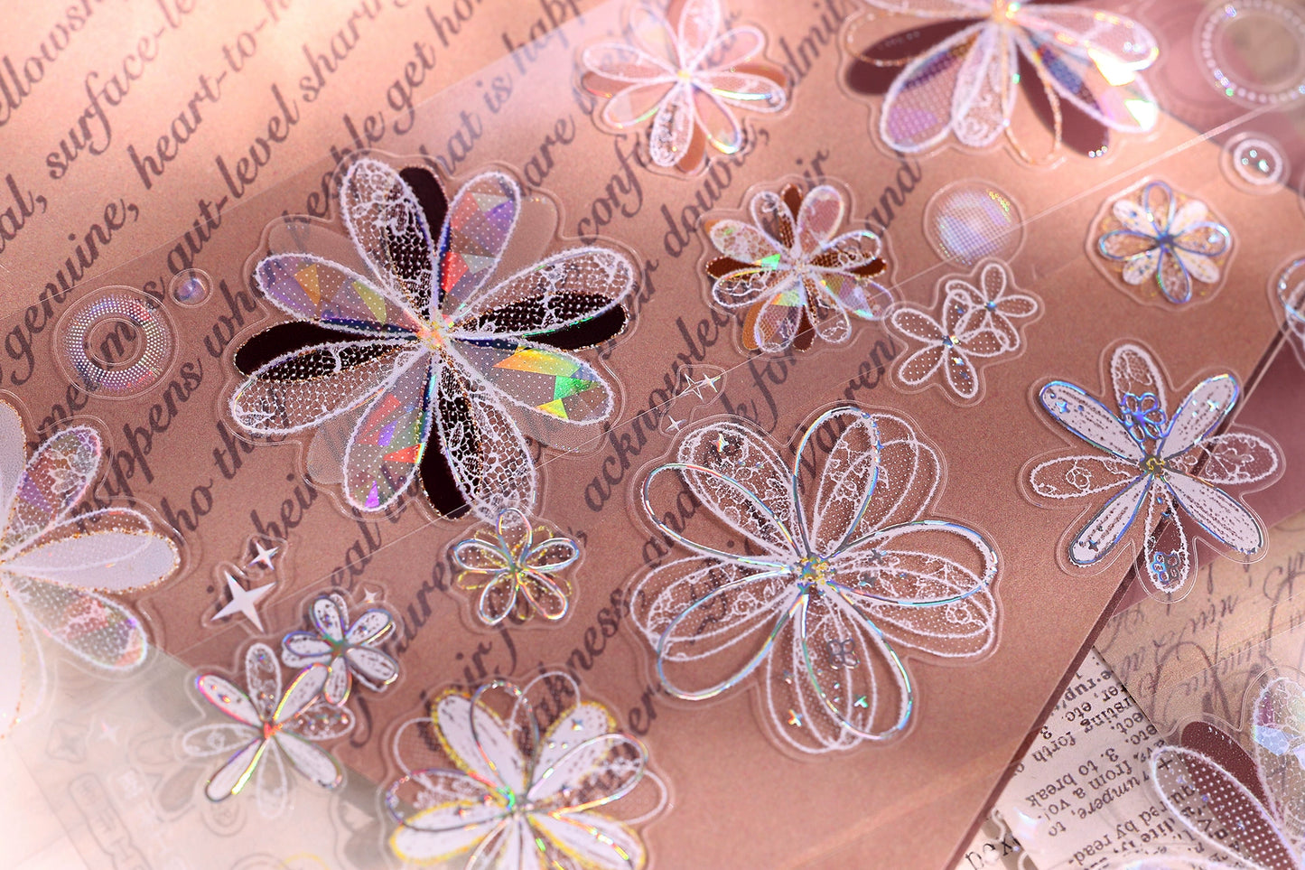 XiaoBaiJia【Cappuccino&White Dream Island】Light Retro Orginal Design Washi Pet Tape Landscape Stickers