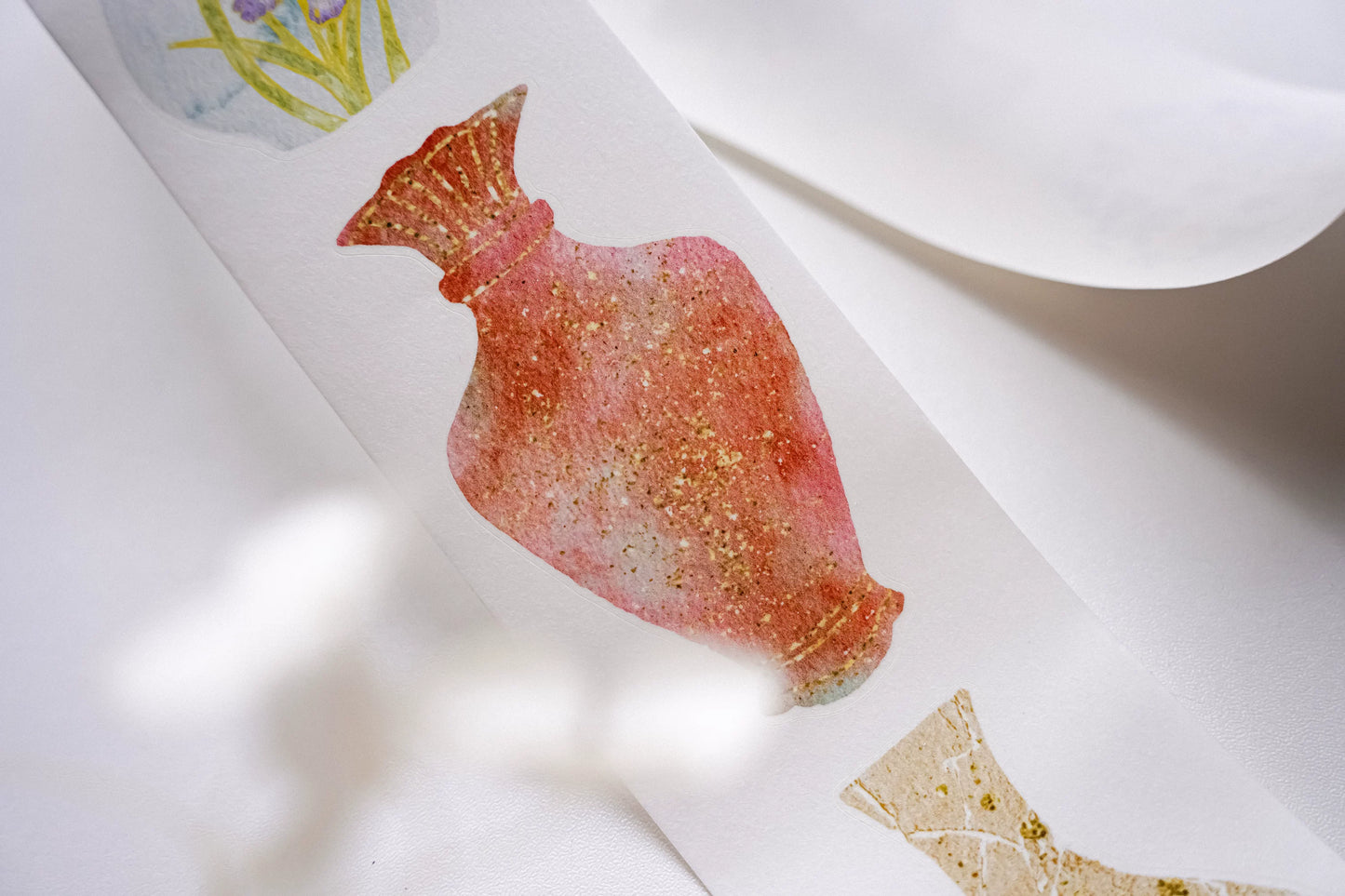 Yuanzi-Jennyuanzi【Nianci 2】Vorgeschnittenes Vase Washi PET Tape