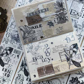 YiEr Vol7【Old Shadow Lily】Orginal Design Washi/Pet Floral Tape Light Retro Landscaping Stickers