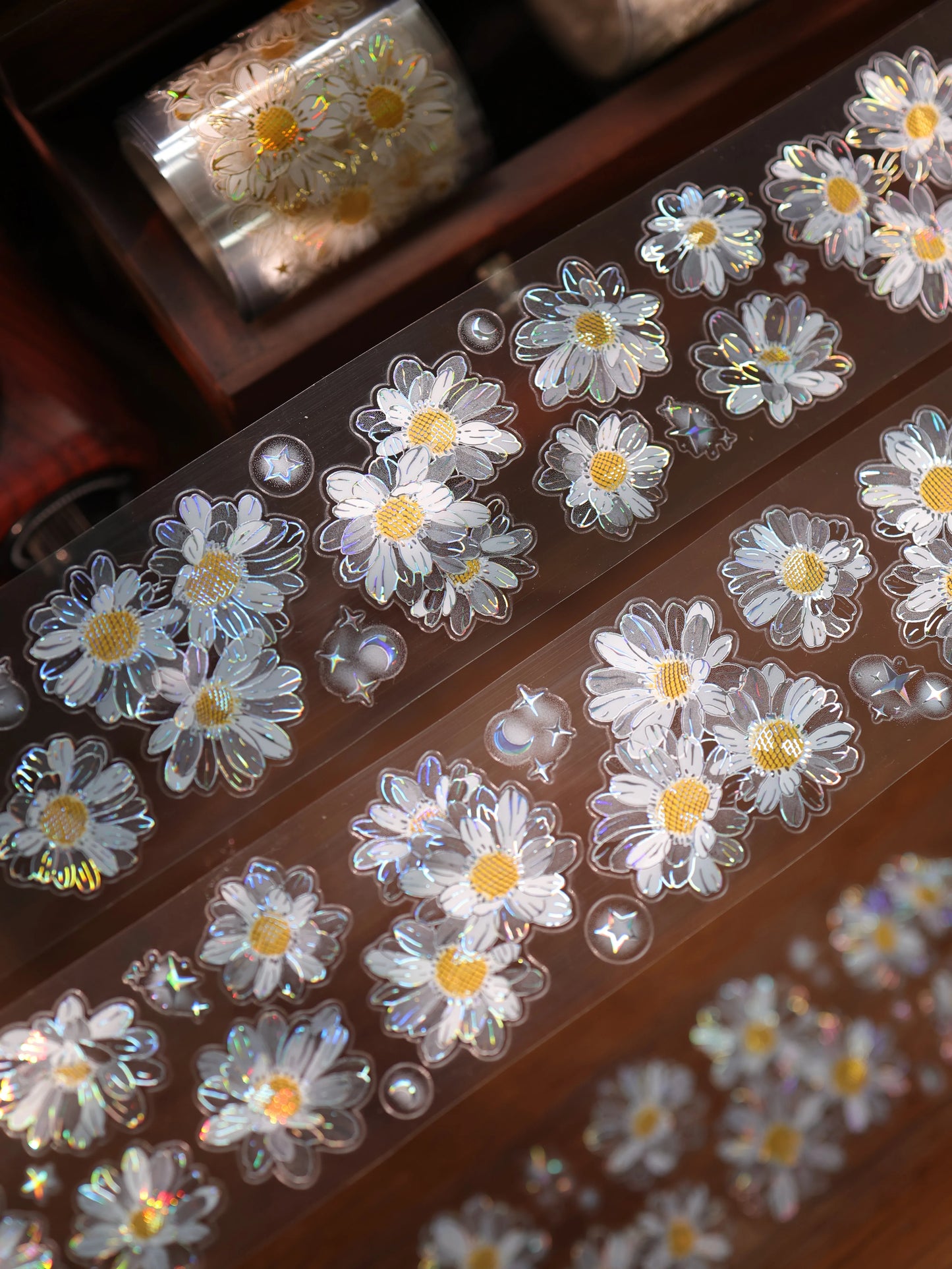 YiEr Vol17【Air Garden】Kiss-cut Floral Washi Tape and PET Stickers