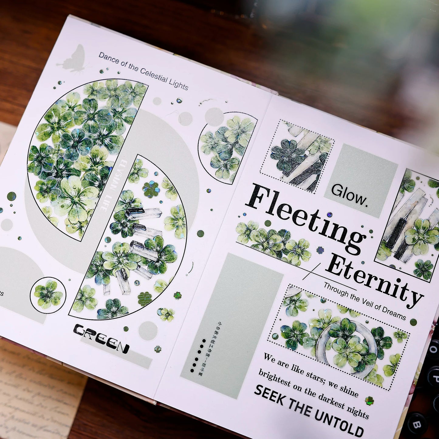 XiaoBaiJia Salt Series【Color Frame Edge Sequence】Pre-cut Orginal Design Washi/Pet Tape Light Retro Stickers