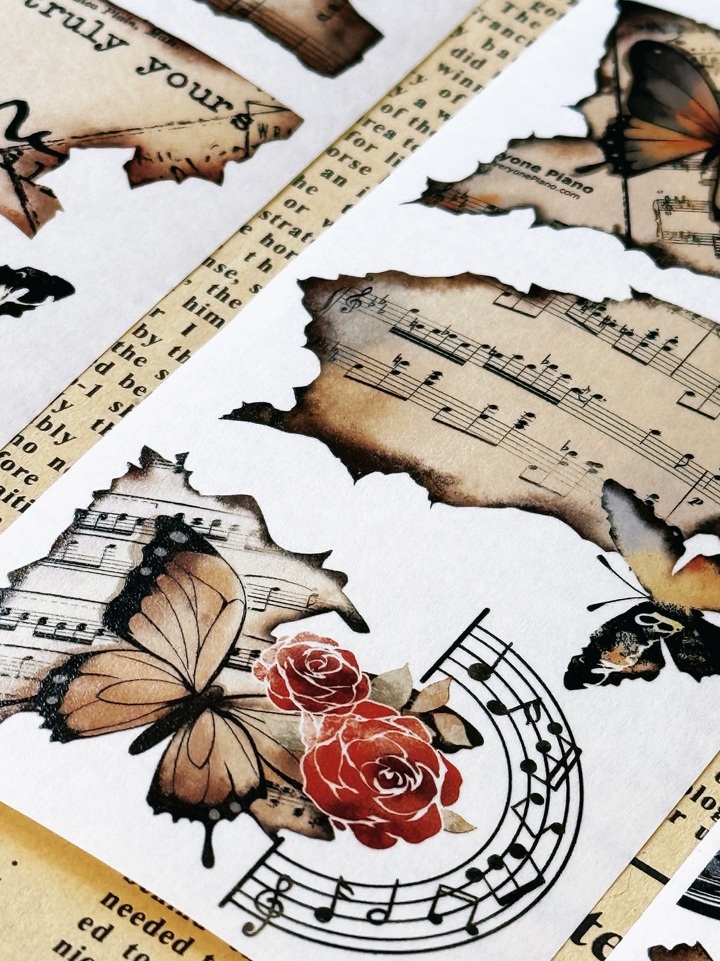 XiYue【Anxious】Original Design Washi/PET Tape Stickers