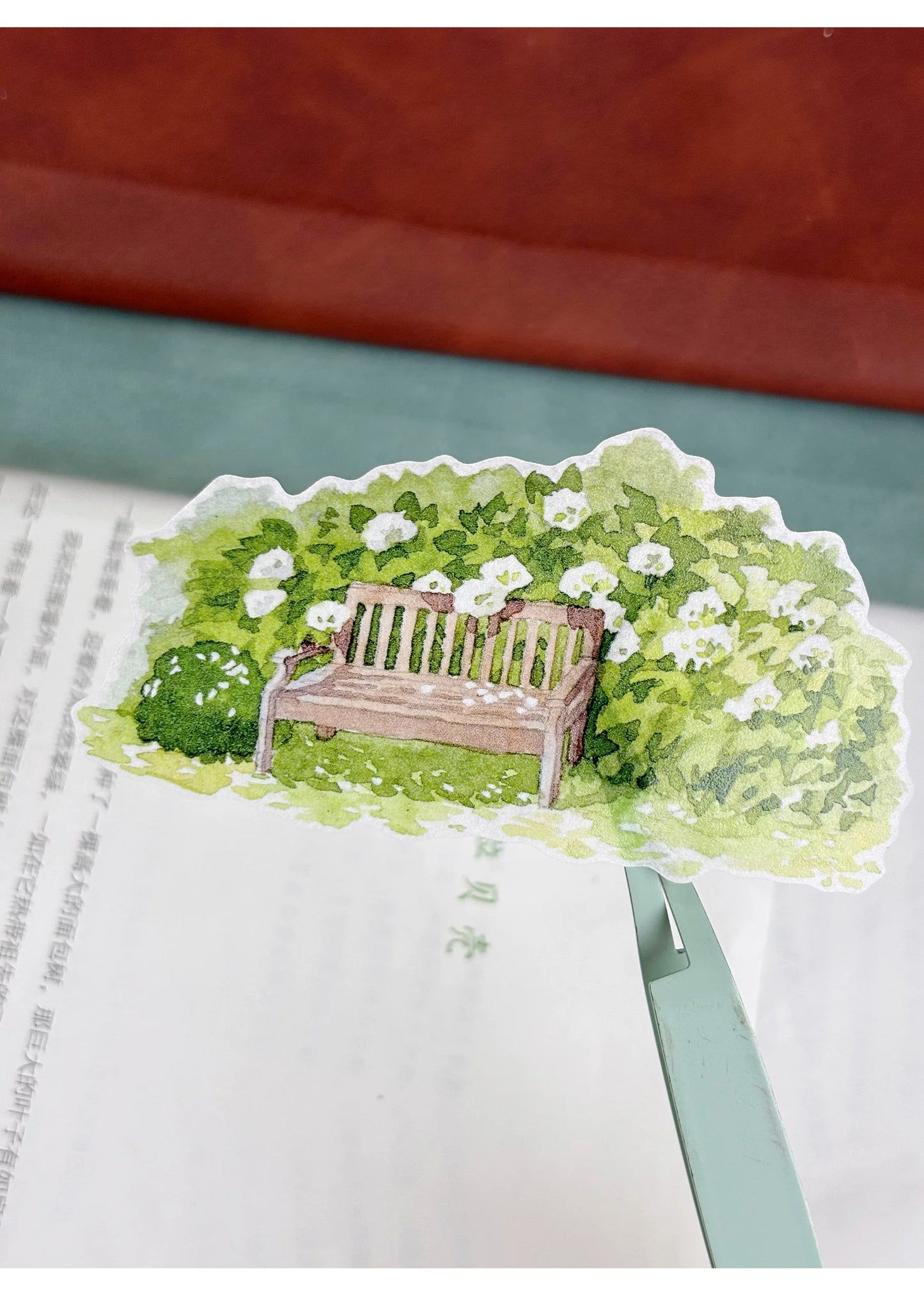 ZiYuanSu Vol15【Summer Garden Scene】Background Scene Pre-cut Washi PET Tape