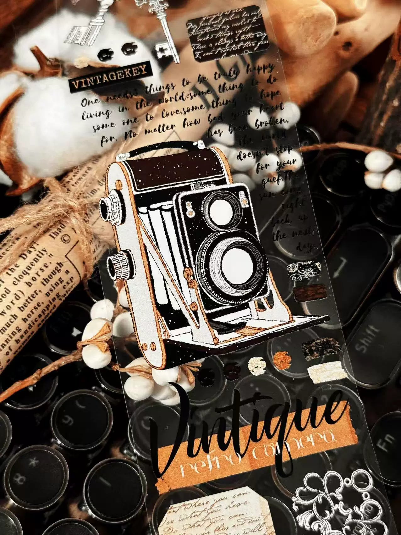 Linlanxi Vol13【Records of Antique Seals】Original Design Exquisite Vintage Decorative Washi Pet Tape