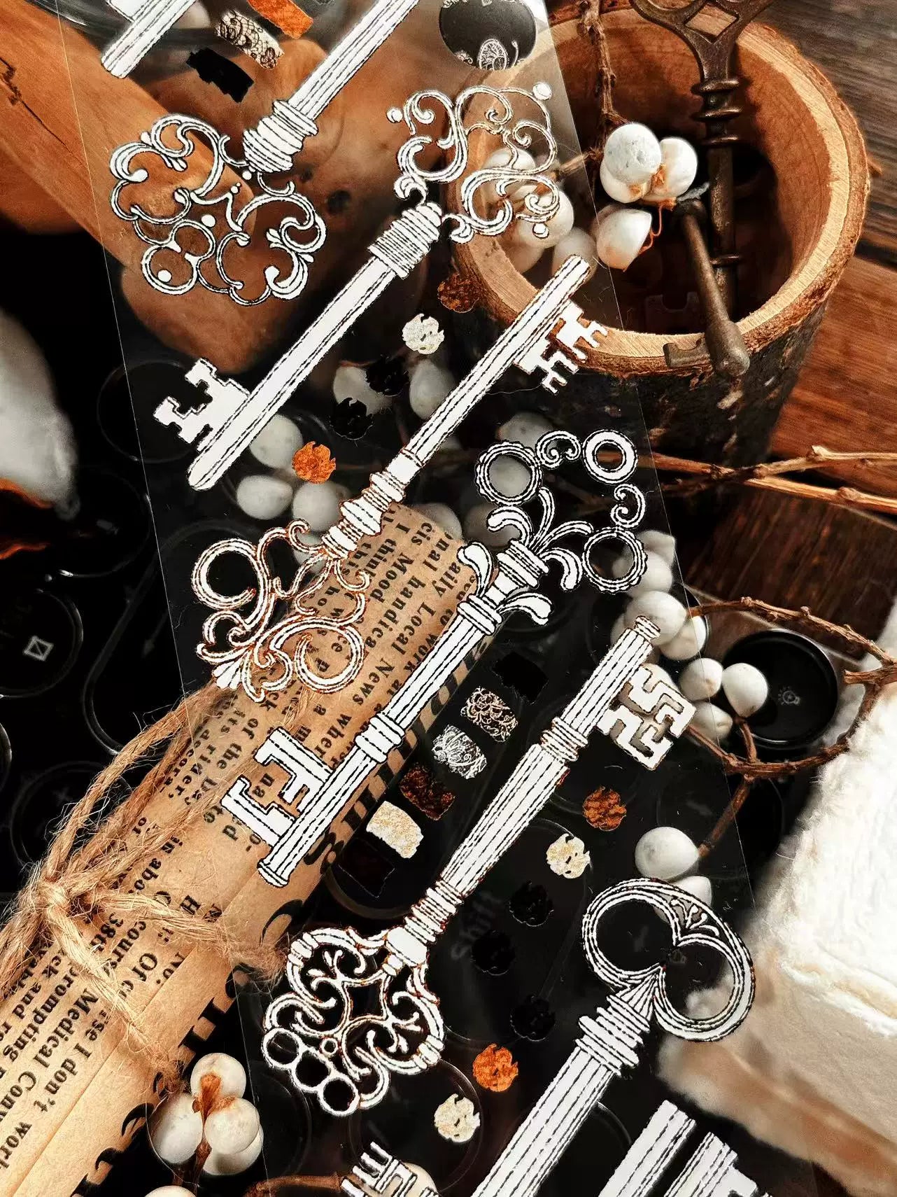 Linlanxi Vol13【Records of Antique Seals】Original Design Exquisite Vintage Decorative Washi Pet Tape