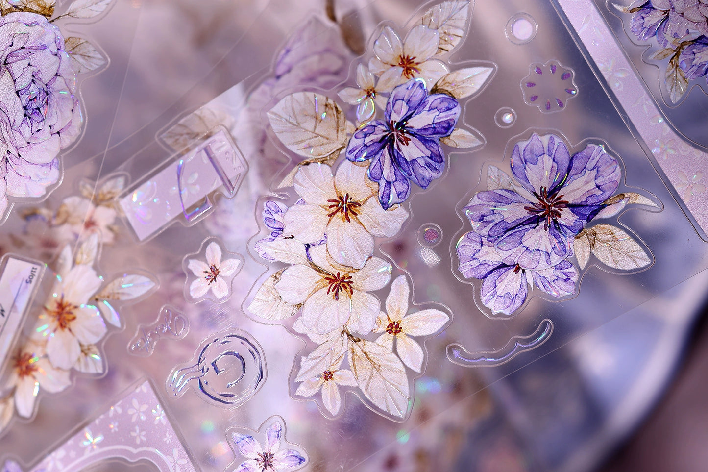 XiaoBaiJia【Rose Poetry】Light Retro Orginal Design Washi Pet Tape Landscape Stickers