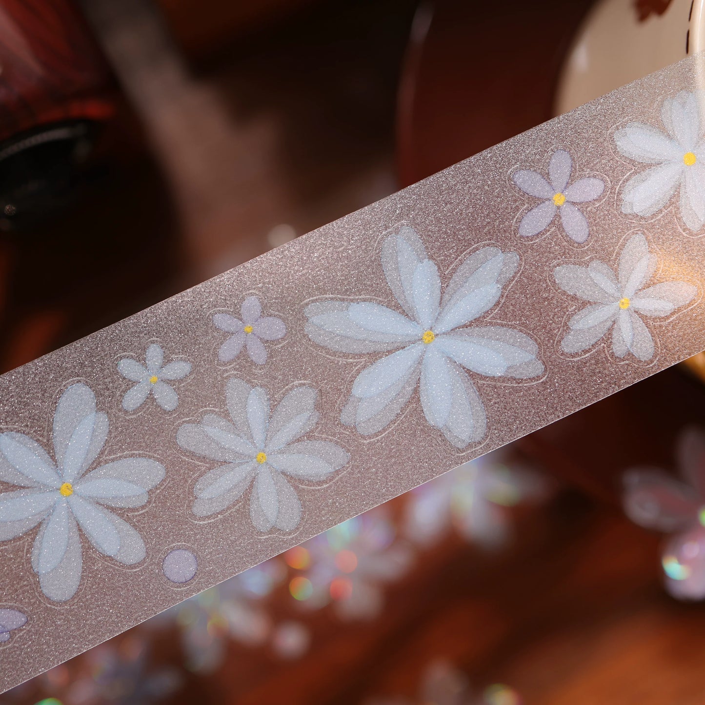 YiEr Vol17【Little Flower Grocery Store】Kiss-cut Light Retro Floral Washi Tape and PET Stickers