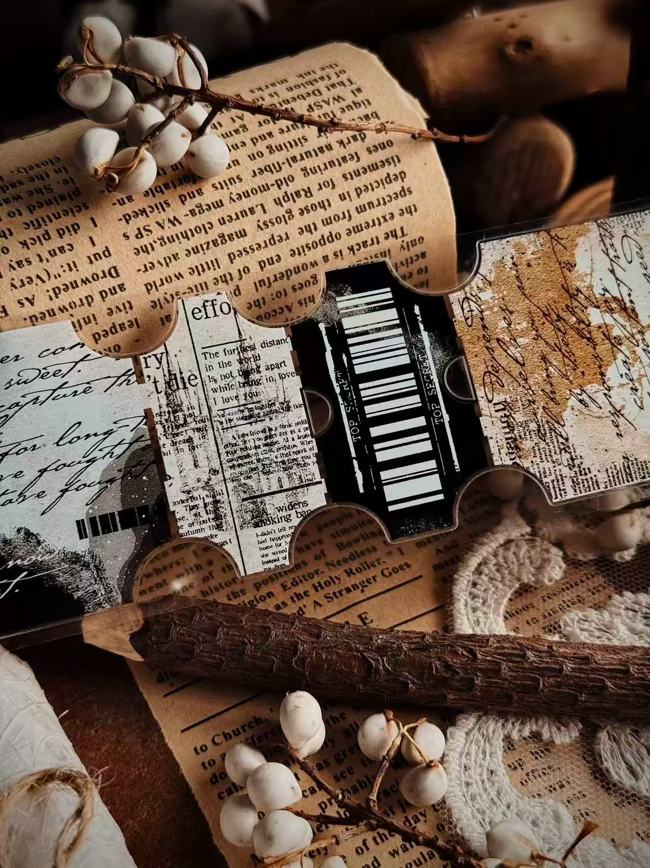 Linlanxi Vol14【The Language of Faith】Original Design Retro Exquisite Vintage Decorative Washi/Pet Tape