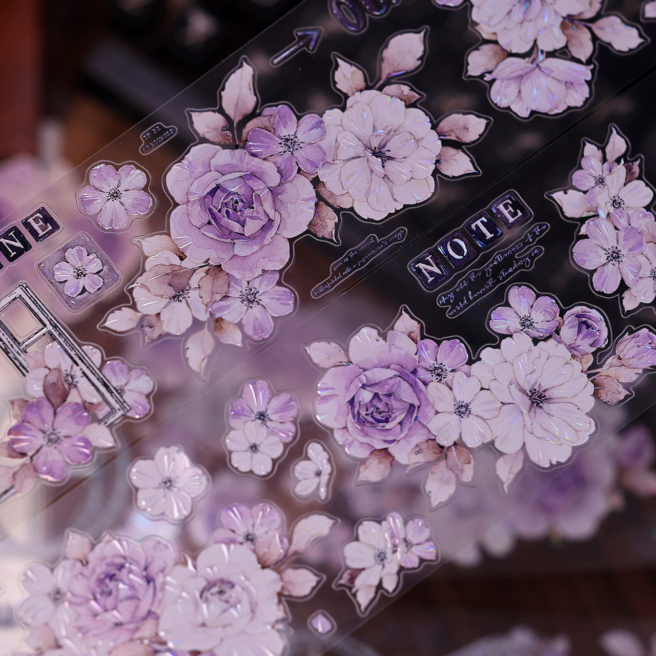 XiaoBaiJia【Sparse Shadows】Light Retro Orginal Design Washi Pet Tape Landscape Stickers