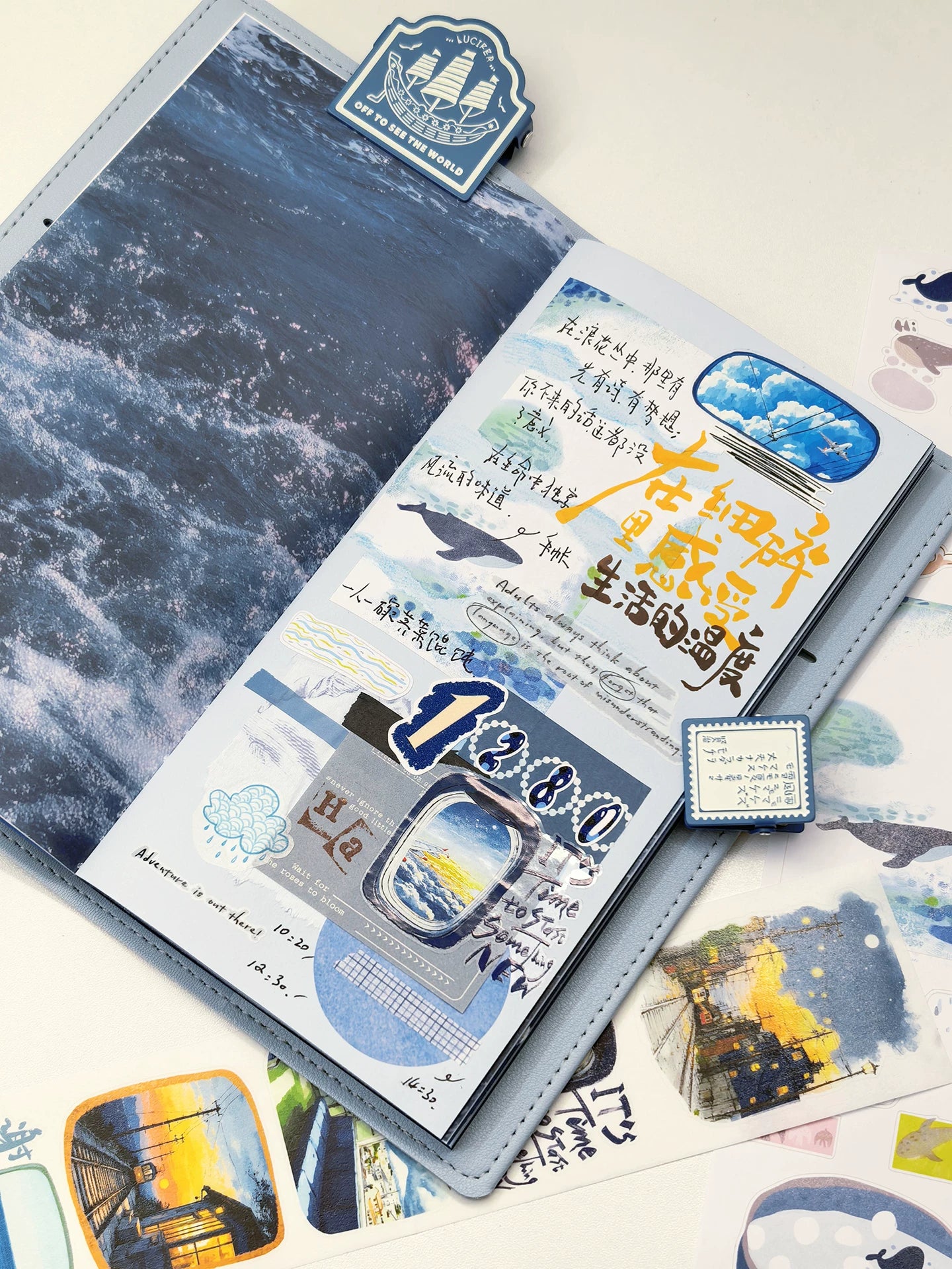 Wait Studio【World Outside the Window】 Pre-cut Light Retro Washi/PET Tape