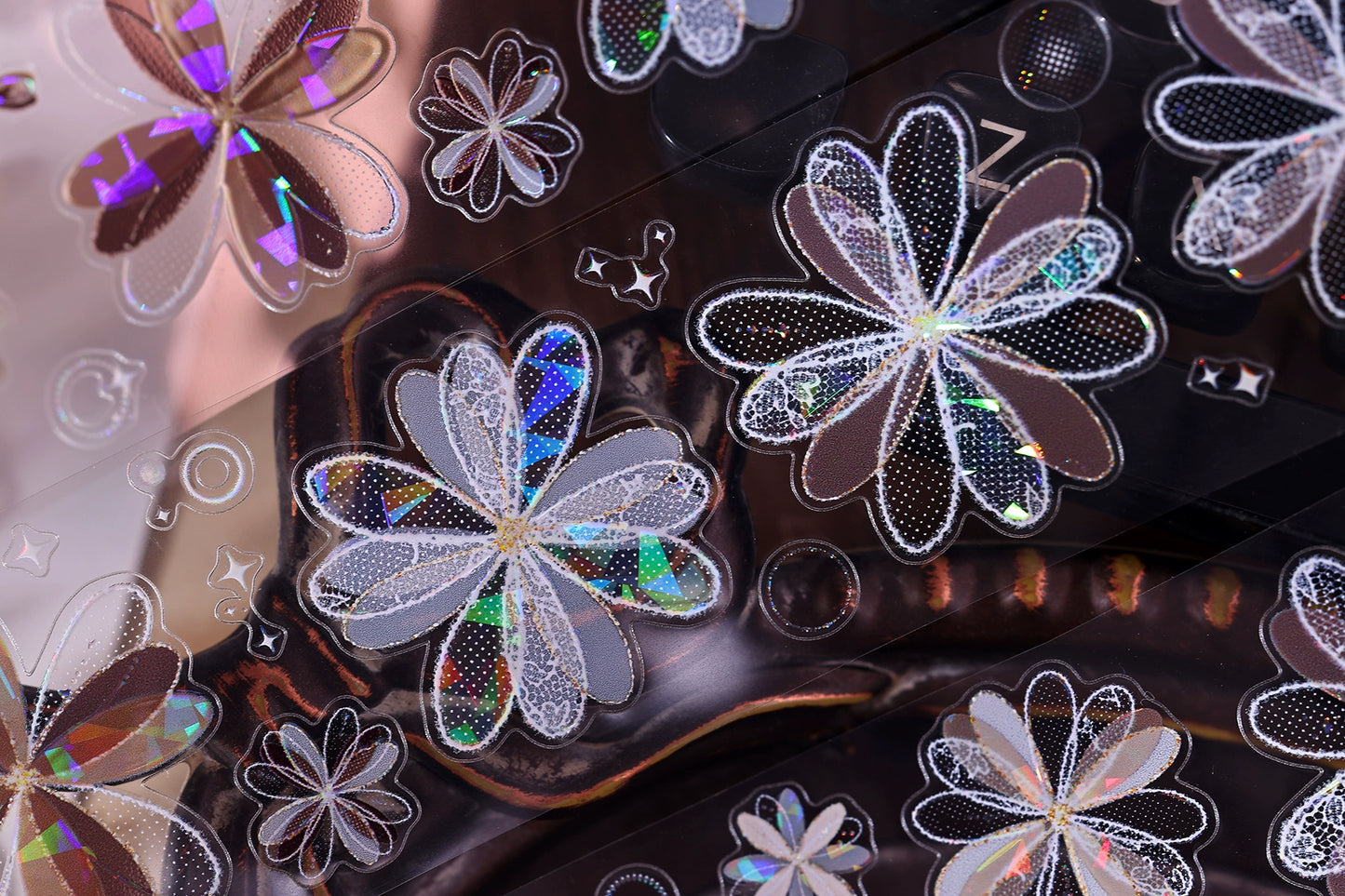 XiaoBaiJia【Cappuccino&White Dream Island】Light Retro Orginal Design Washi Pet Tape Landscape Stickers