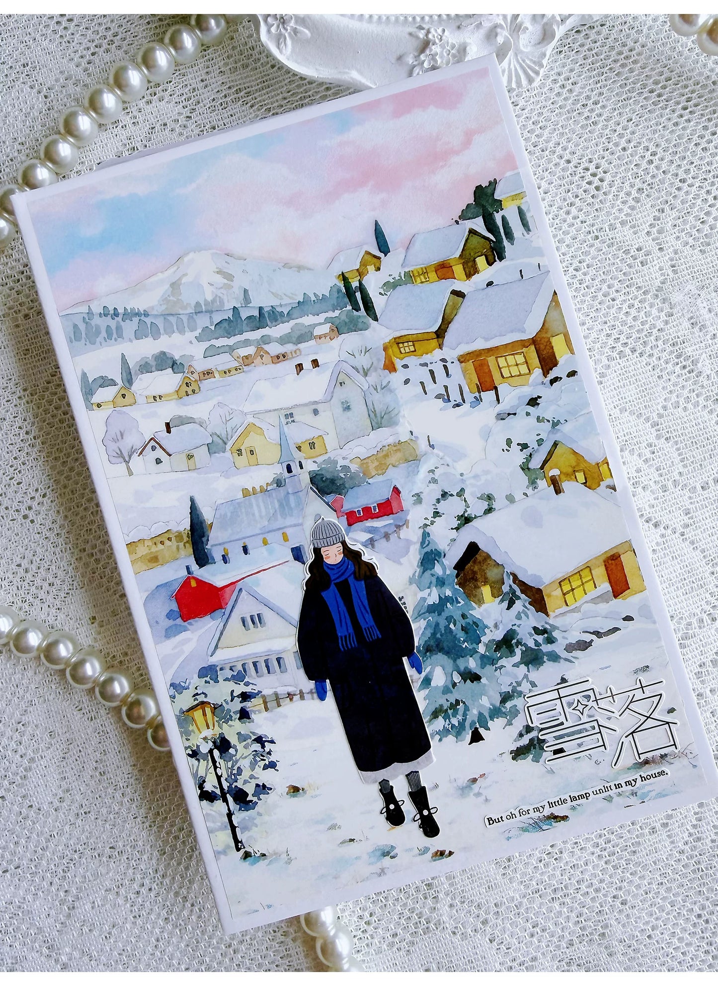 ZiYuanSu Vol15【A Window of Winter Snow】Background Scene Pre-cut Washi PET Tape