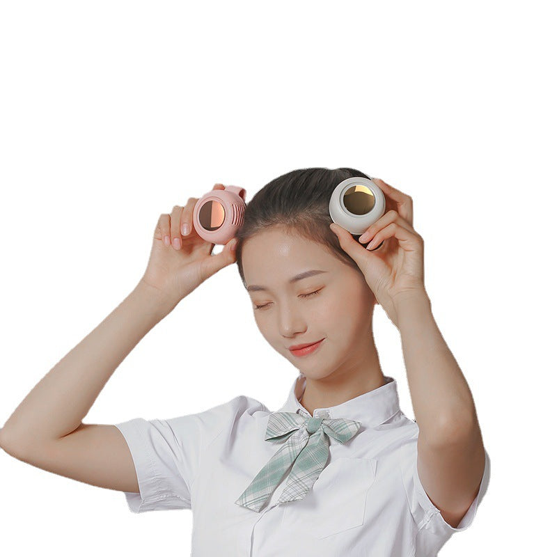 ‌Mini Cyclone-160g Bladeless Clip Fan That Goes Everywhere. 3 Speeds. 900mAh. Silicone Clip. Clip Anywhere. Hands-Free Cooling.