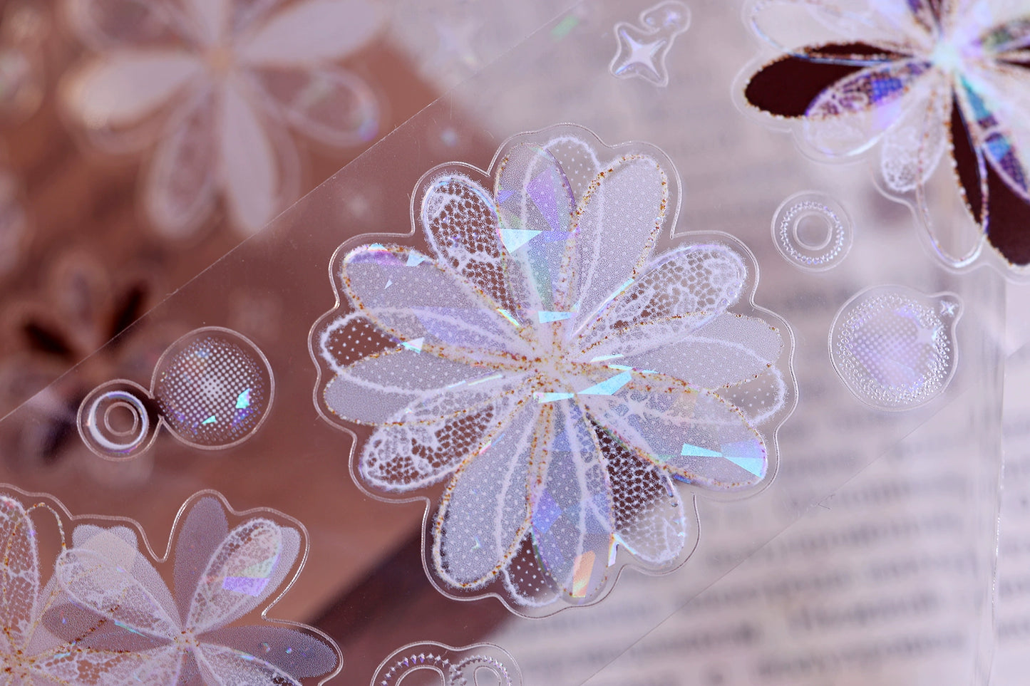 XiaoBaiJia【Cappuccino&White Dream Island】Light Retro Orginal Design Washi Pet Tape Landscape Stickers