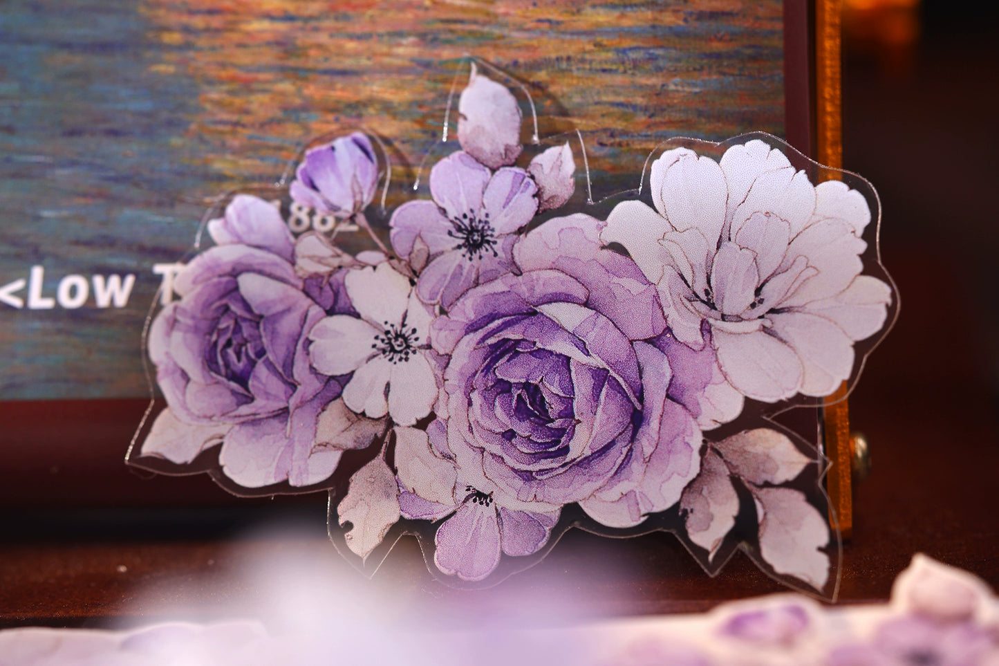 XiaoBaiJia【Sparse Shadows】Light Retro Orginal Design Washi Pet Tape Landscape Stickers