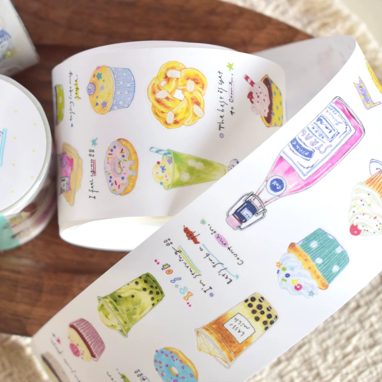 Dover Original【Cold Drinks & Desserts Theme】Salt-style Cute Pre-cut Washi Tape Sticker