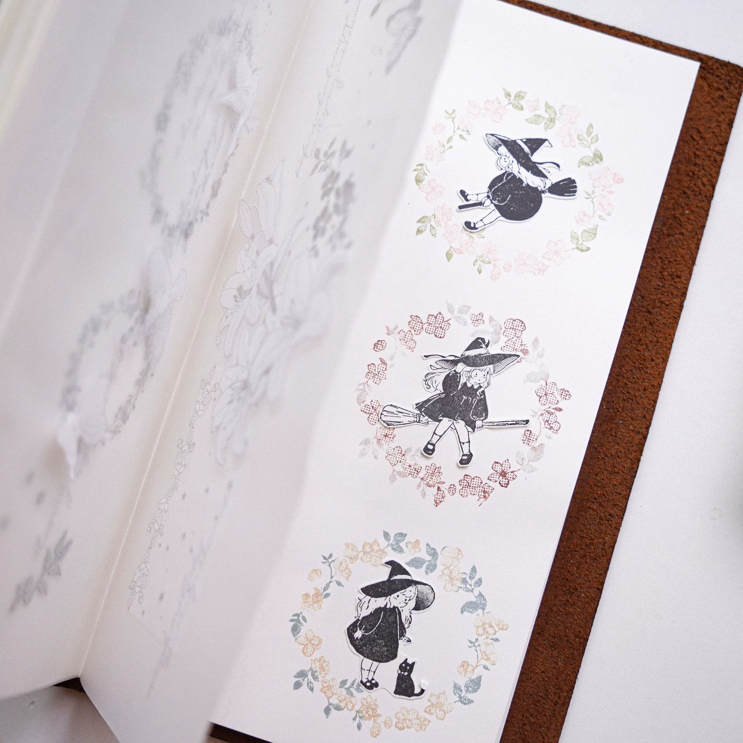 Yuanzi-Jennyuanzi【Lace Border Series】Retro maple Stamp