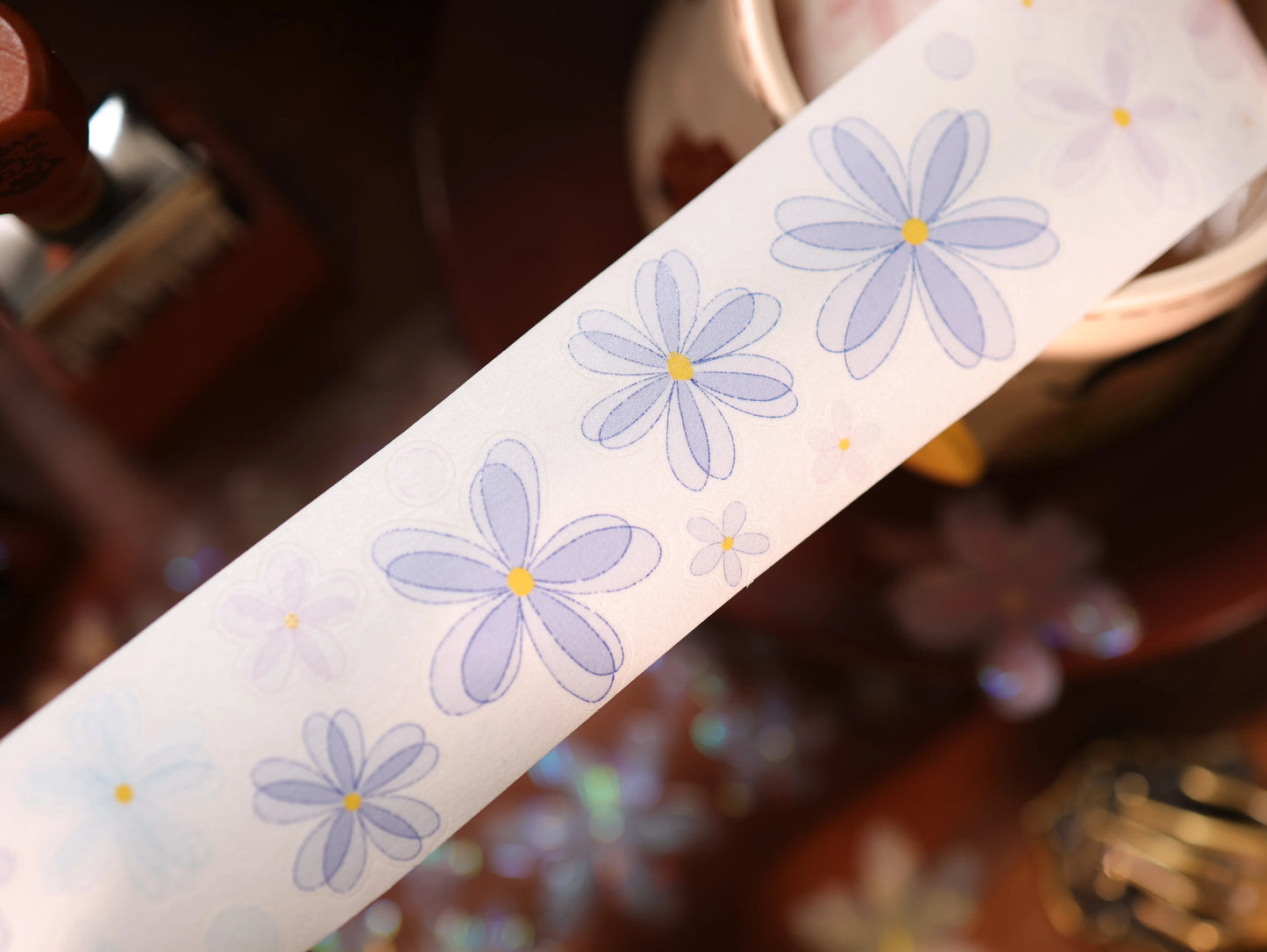 YiEr Vol17【Little Flower Grocery Store】Kiss-cut Light Retro Floral Washi Tape and PET Stickers