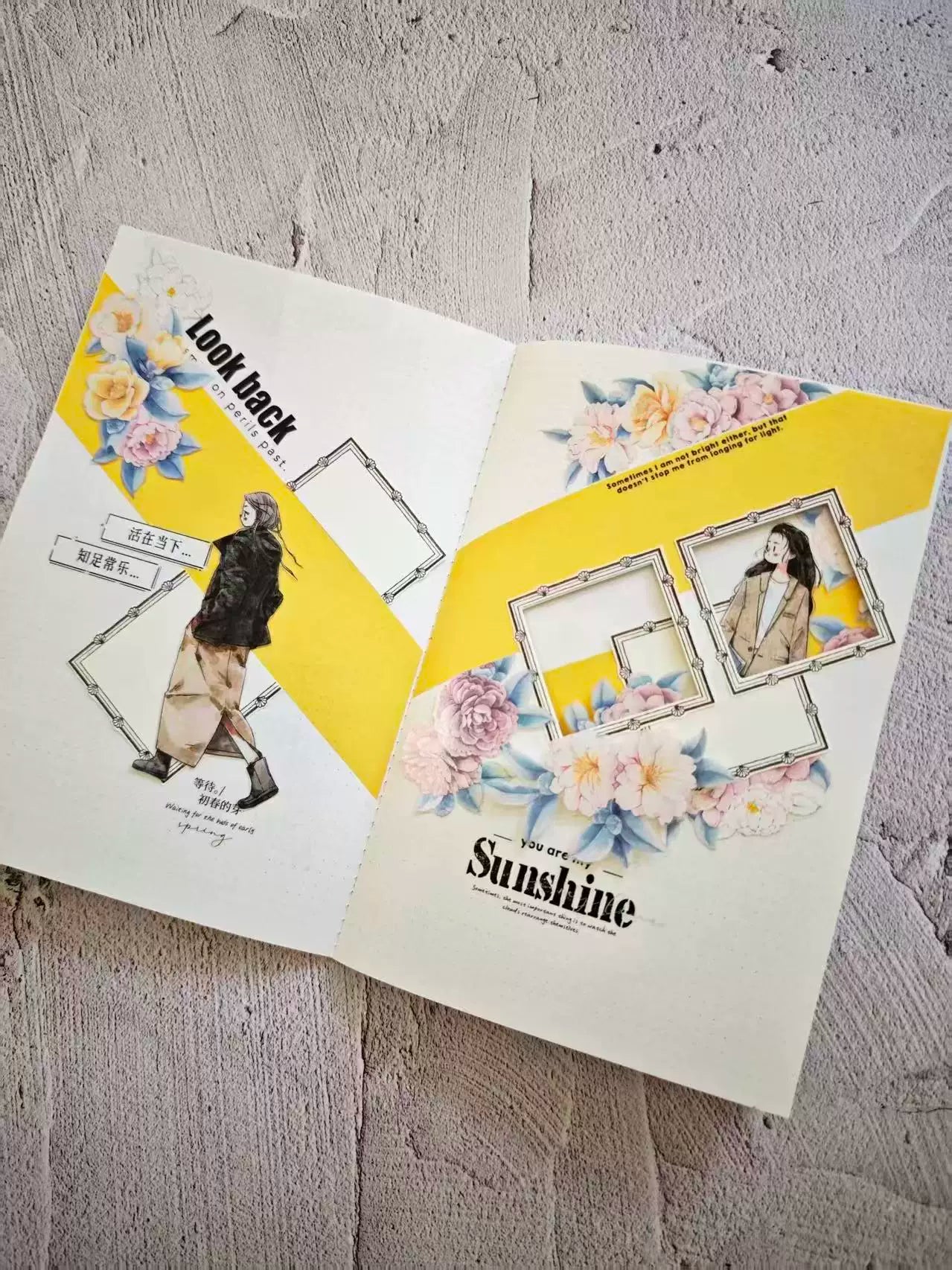 Kaixiaoxun Vol11【Slow Narrative Collection】 Pre-Cut Long Loop Washi/Matte PET Tape for Scrapbook Supplies,Junk Journal Supplies