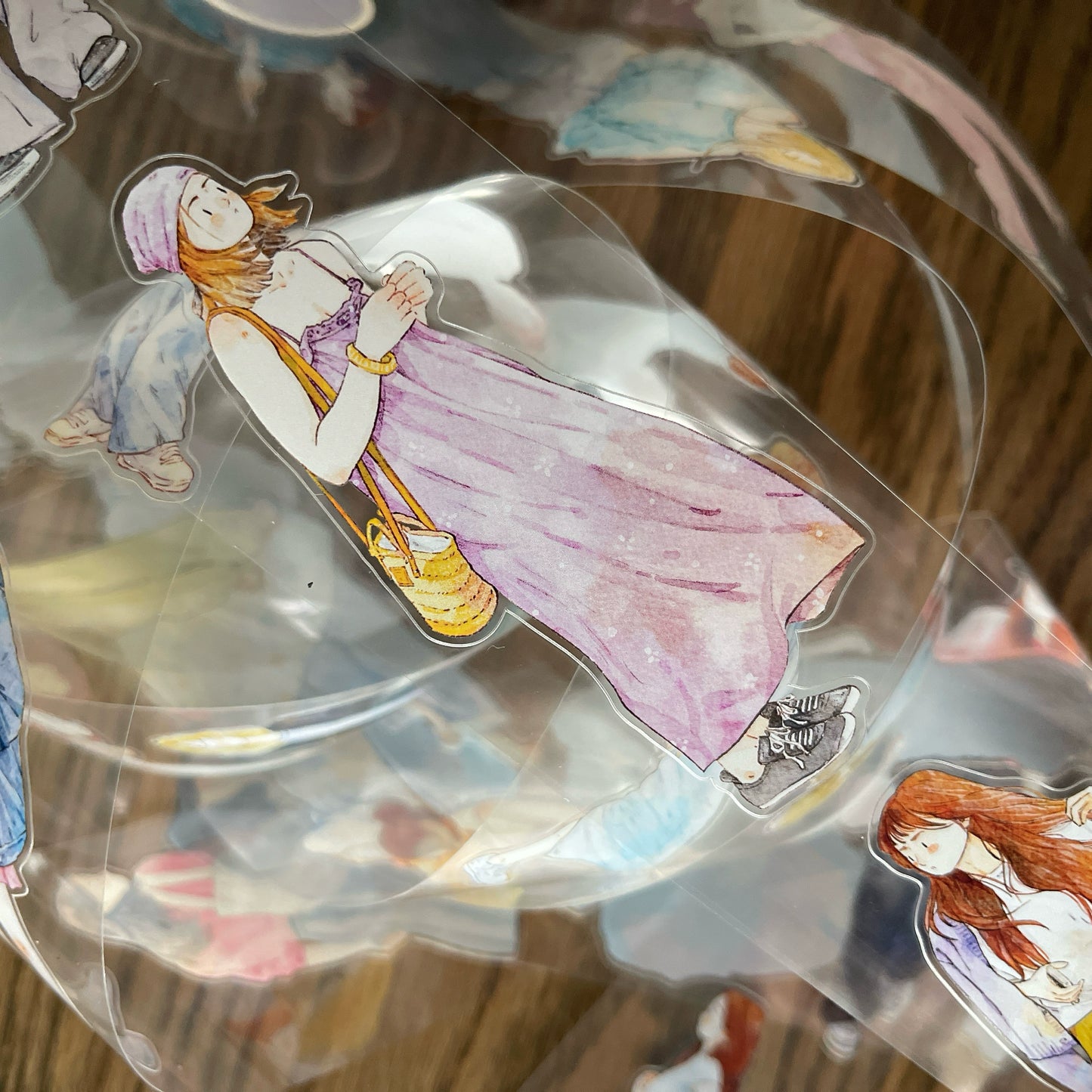 DingDing Vol10【37#Follow Your Heart】Original Design Pre-Cut Washi/PET Tape Stickers,for Scrapbook Supplies,Journaling,Junk Journal,Bullet Journal,Planner Stickers