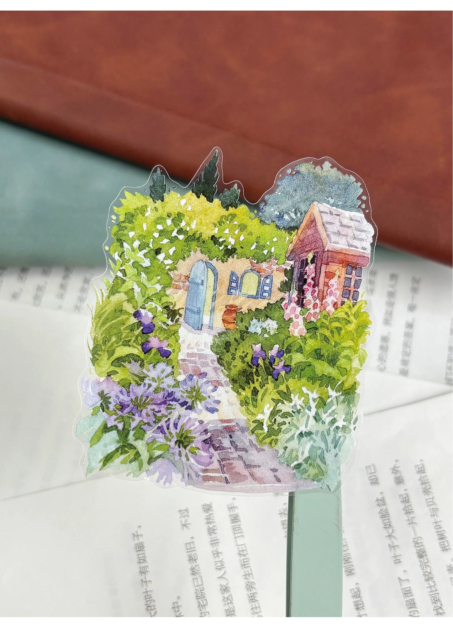 ZiYuanSu Vol15【Summer Garden Scene】Background Scene Pre-cut Washi PET Tape