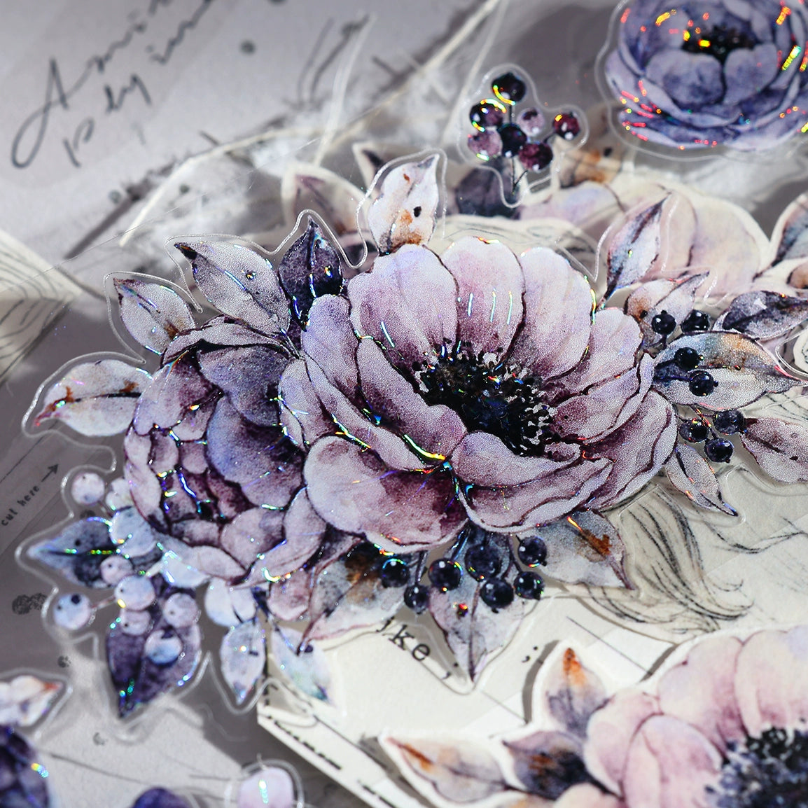 XiaoBaiJia【Night Breeze】Light Retro Orginal Design Washi Pet Tape Landscape Stickers