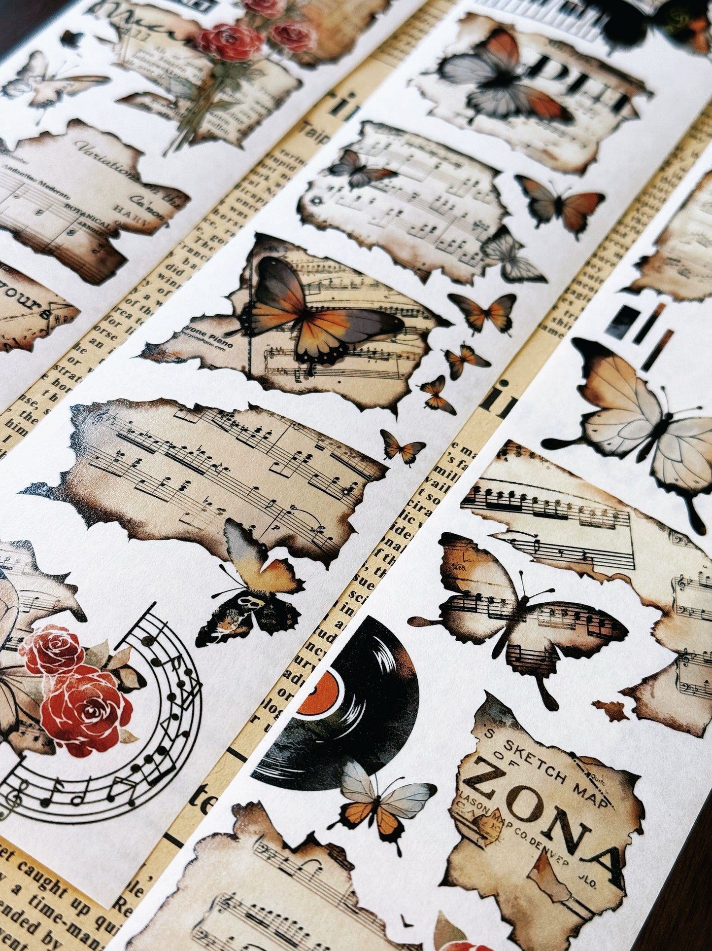 XiYue【Anxious】Original Design Washi/PET Tape Stickers