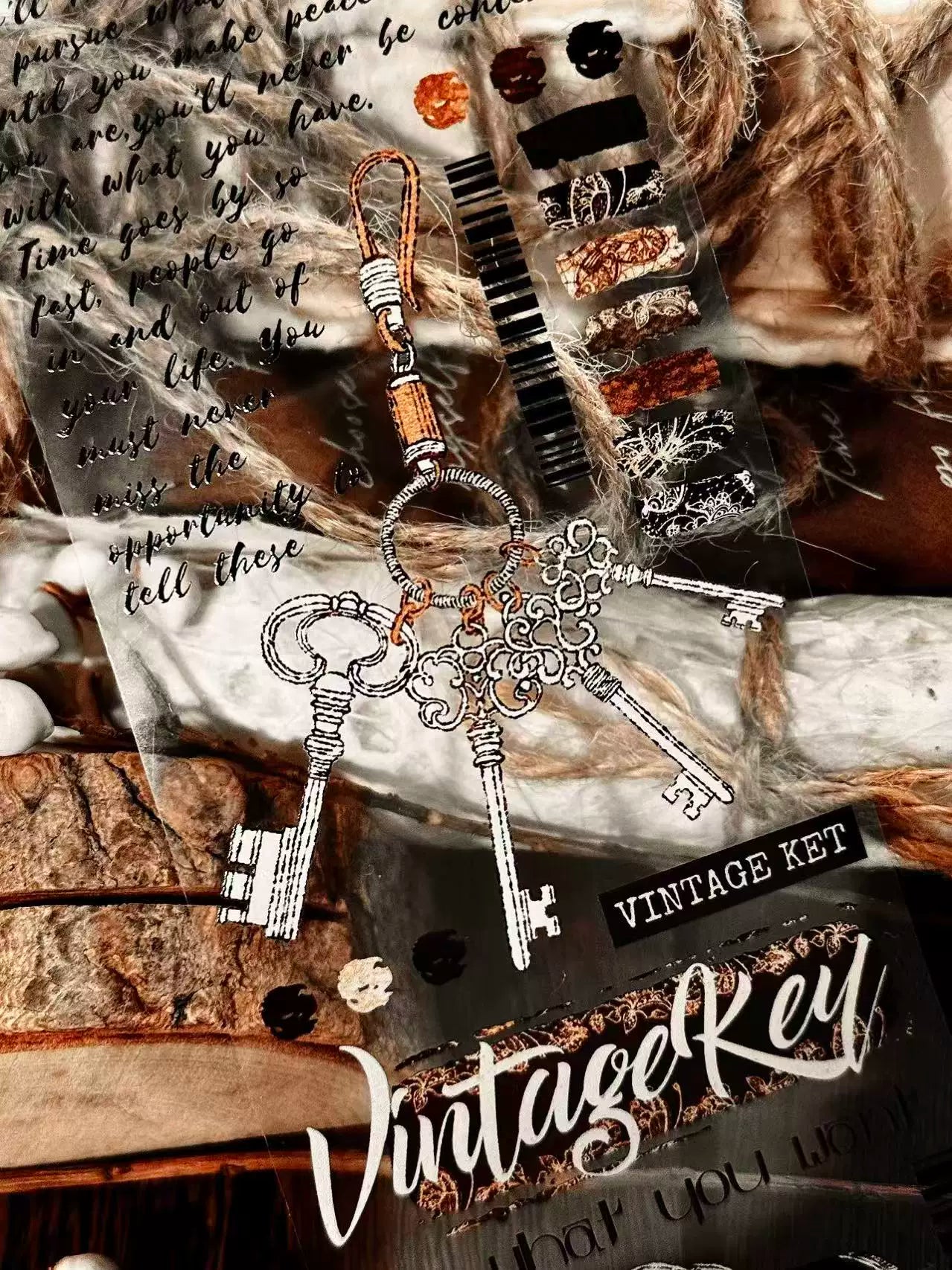 Linlanxi Vol13【Records of Antique Seals】Original Design Exquisite Vintage Decorative Washi Pet Tape