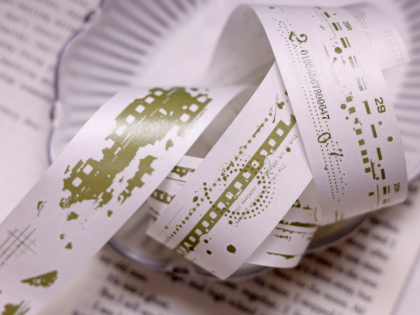 XiaoBaiJia Salt Series【Time Passes and Leaves Traces】Pre-cut Orginal Design Backgroud Washi/Pet Tape Light Retro Stickers