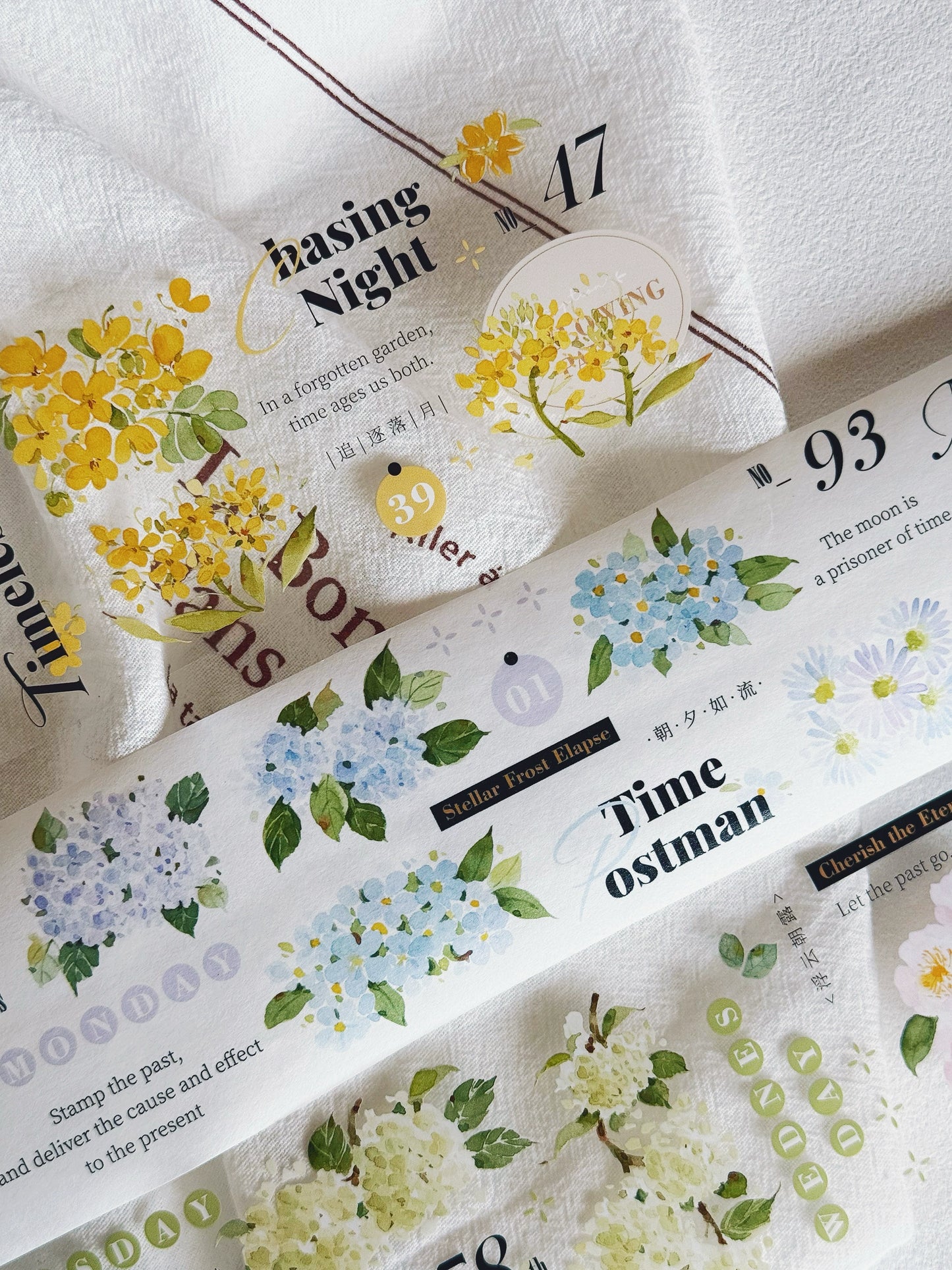 XiYue【Spring Day】Original Design Washi/PET Tape Stickers