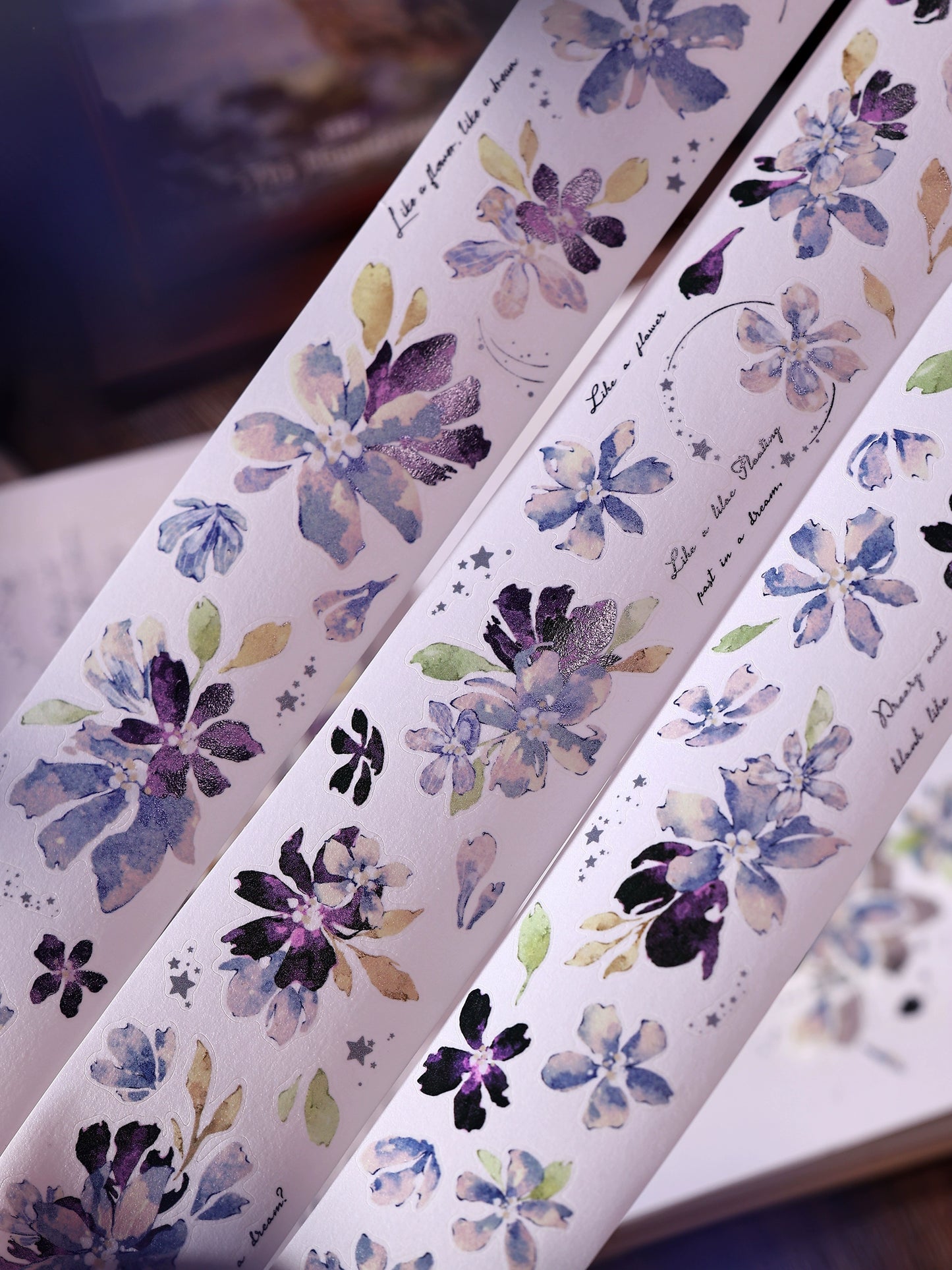 XiaoBaiJia【Dream】Light Retro Orginal Design Washi Pet Tape Landscape Stickers