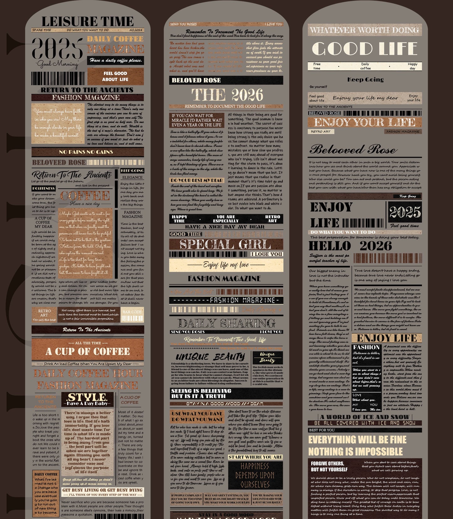 Linlanxi 【Herben Supplement】Original  Washi/Pet Tape - New Fashion Retro Wider English Counted Tape