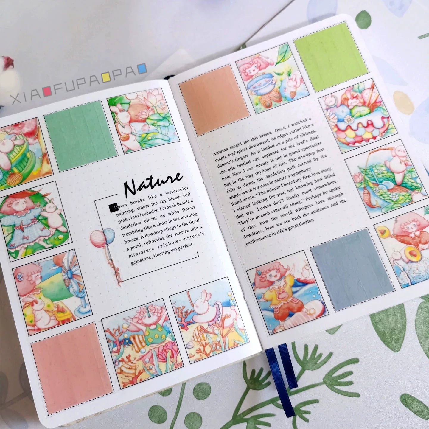 Small Floating Bubble Typesetting4 Washi Tape Basic Lazy Border Frame Suitable for A6/B6/A5
