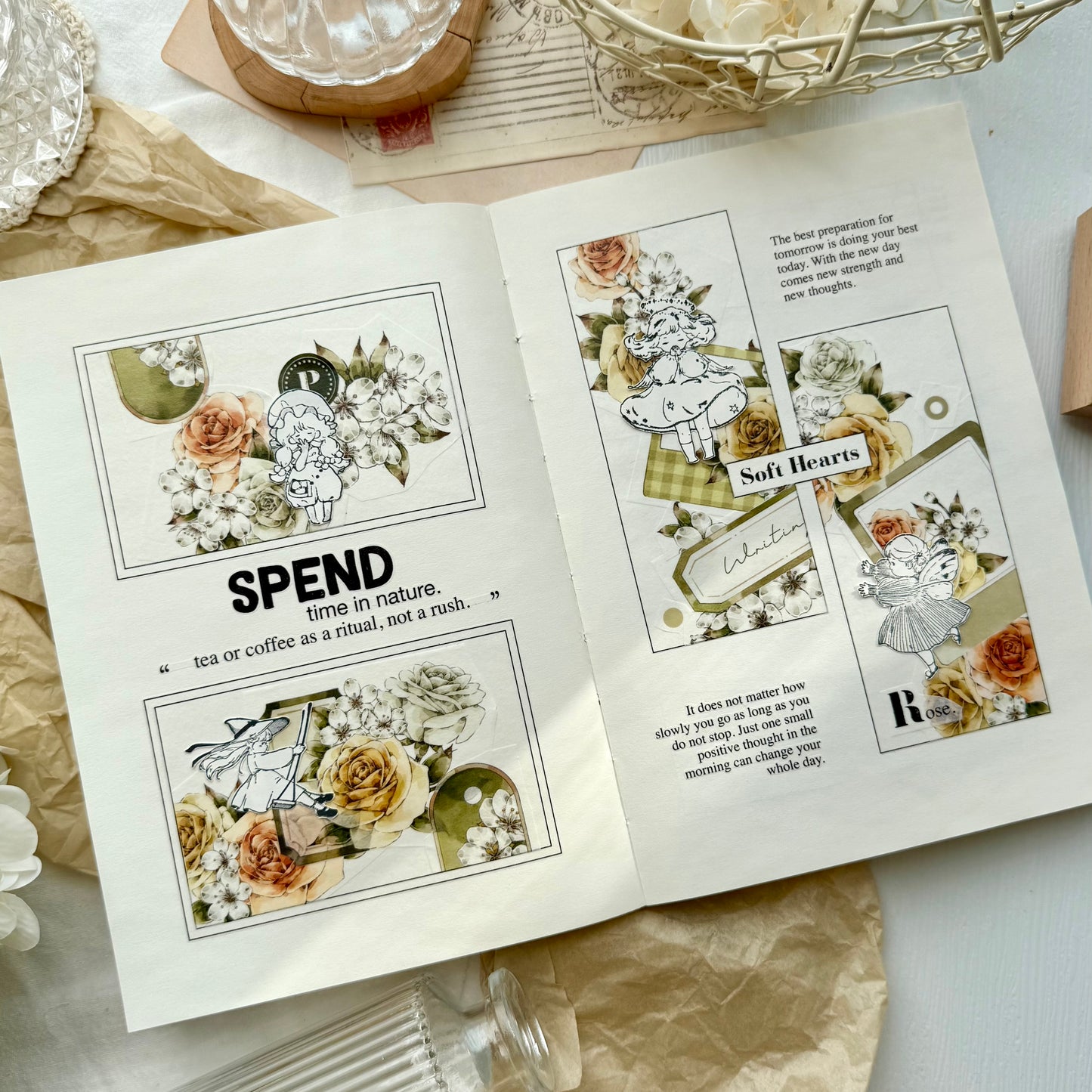 TianCheng-Vol7【Freeze Frame】Backgroud Frame Washi PET Tape,for Scrapbook Supplies,Scrapbook Tape Stickers,Junk Journal Supplies