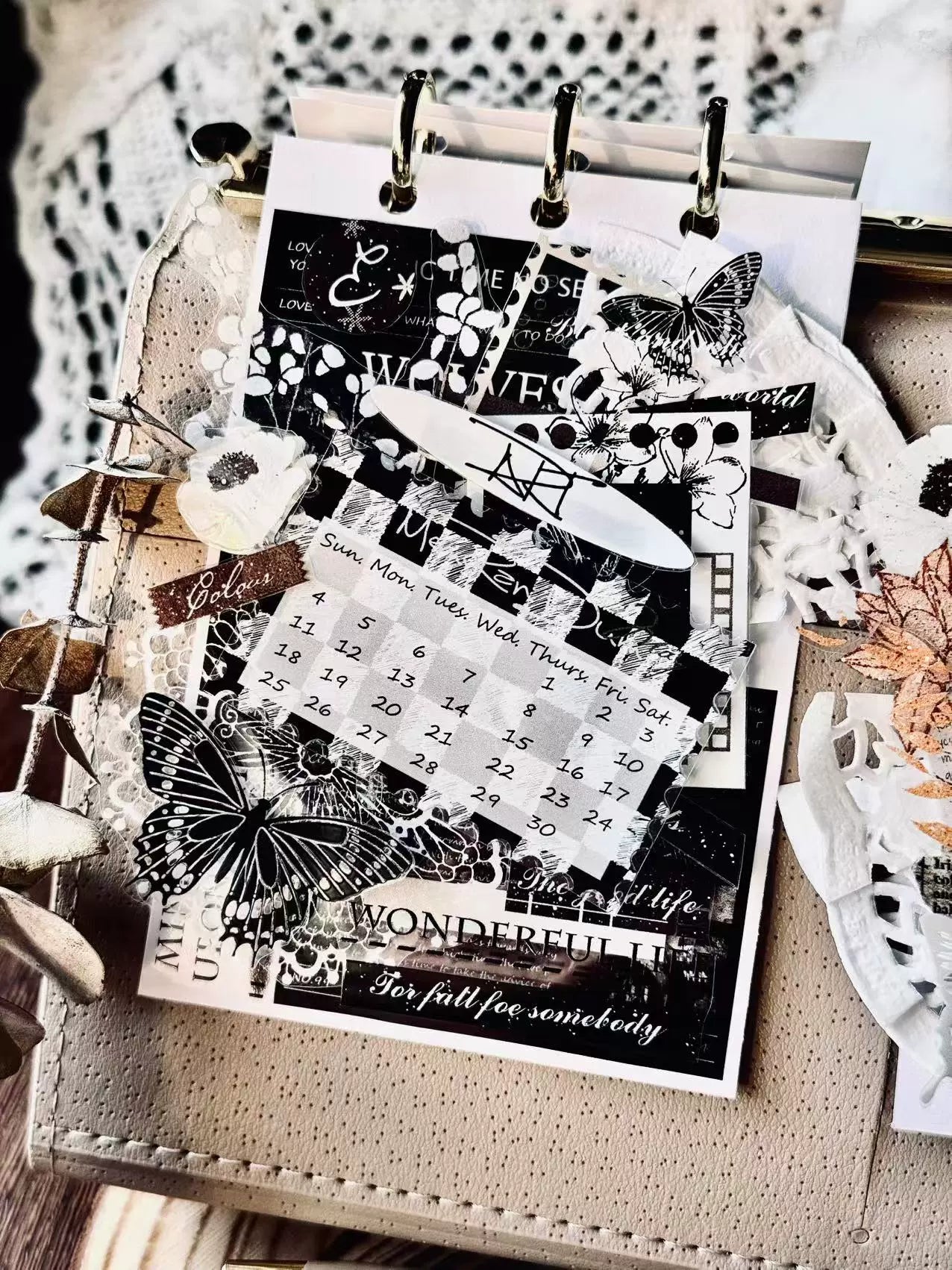 Linlanxi【Hand drawn Flower Collection】 Original New Product Light Retro Bouquet Washi/Pet Tape Long Loop Whole Roll