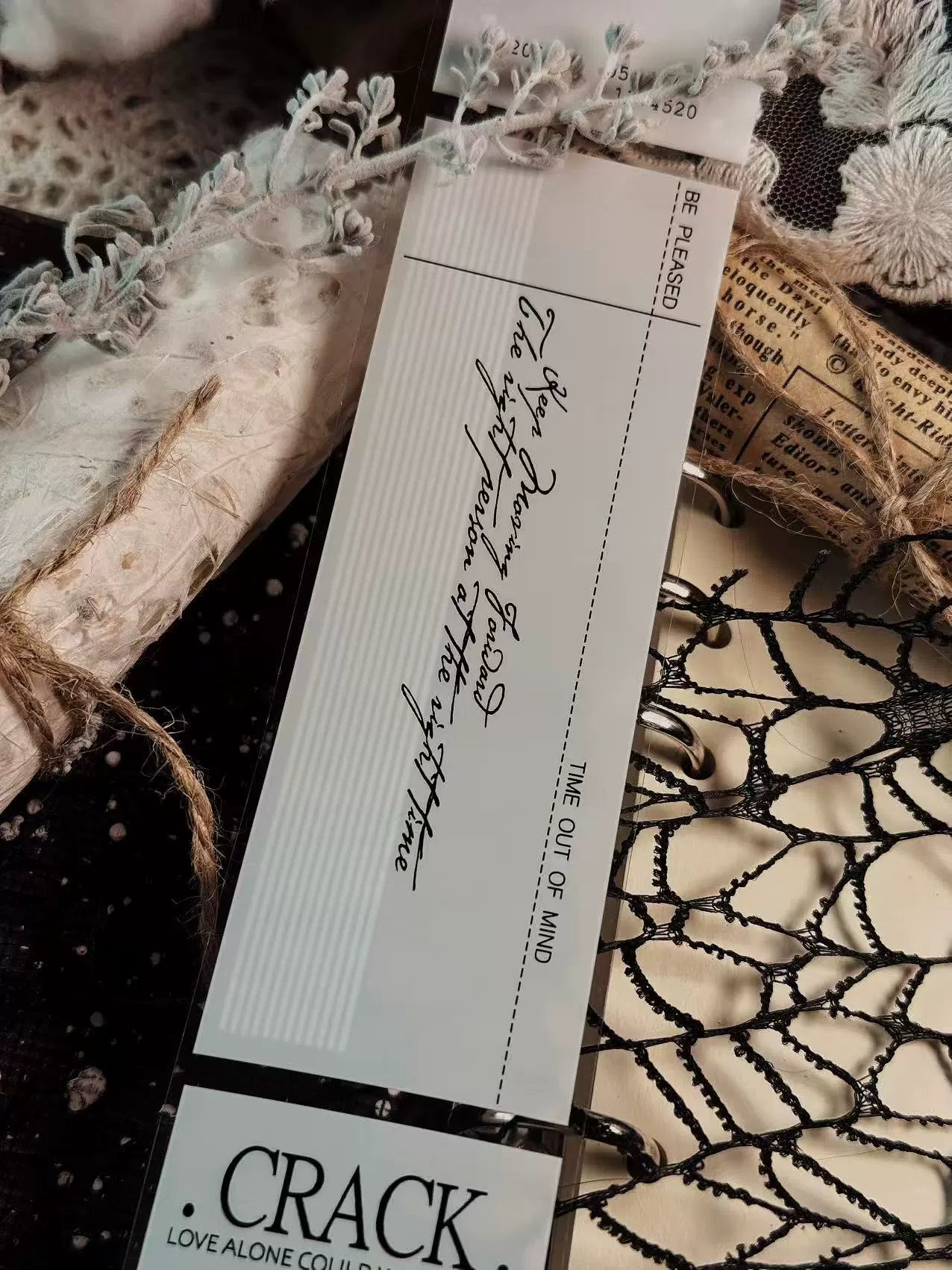 Linlanxi【Plain Semi Transparent Sticky Notes】Original Design Black and White Half Transparent Memo Washi/Pet Tape