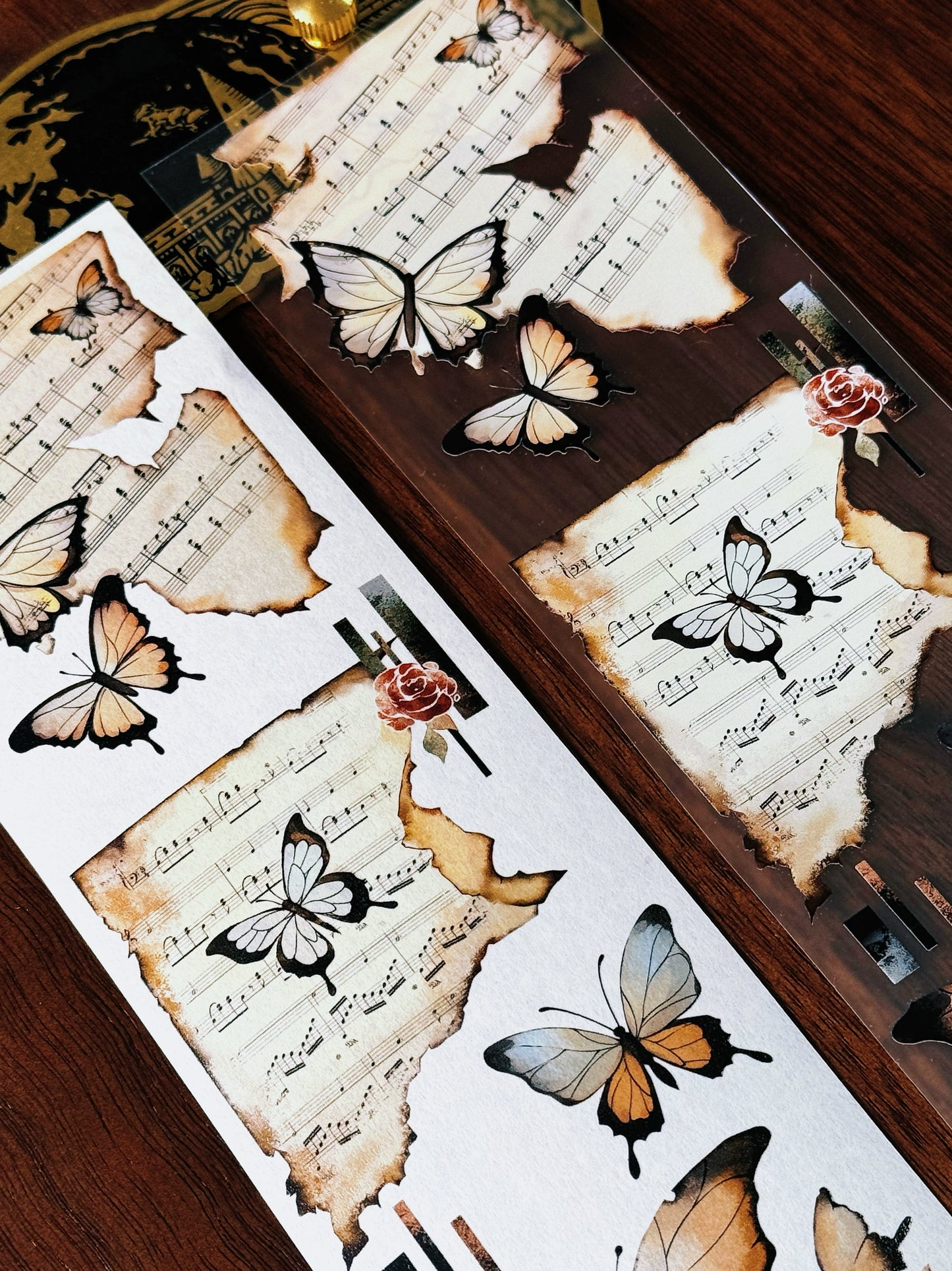 XiYue【Anxious】Original Design Washi/PET Tape Stickers