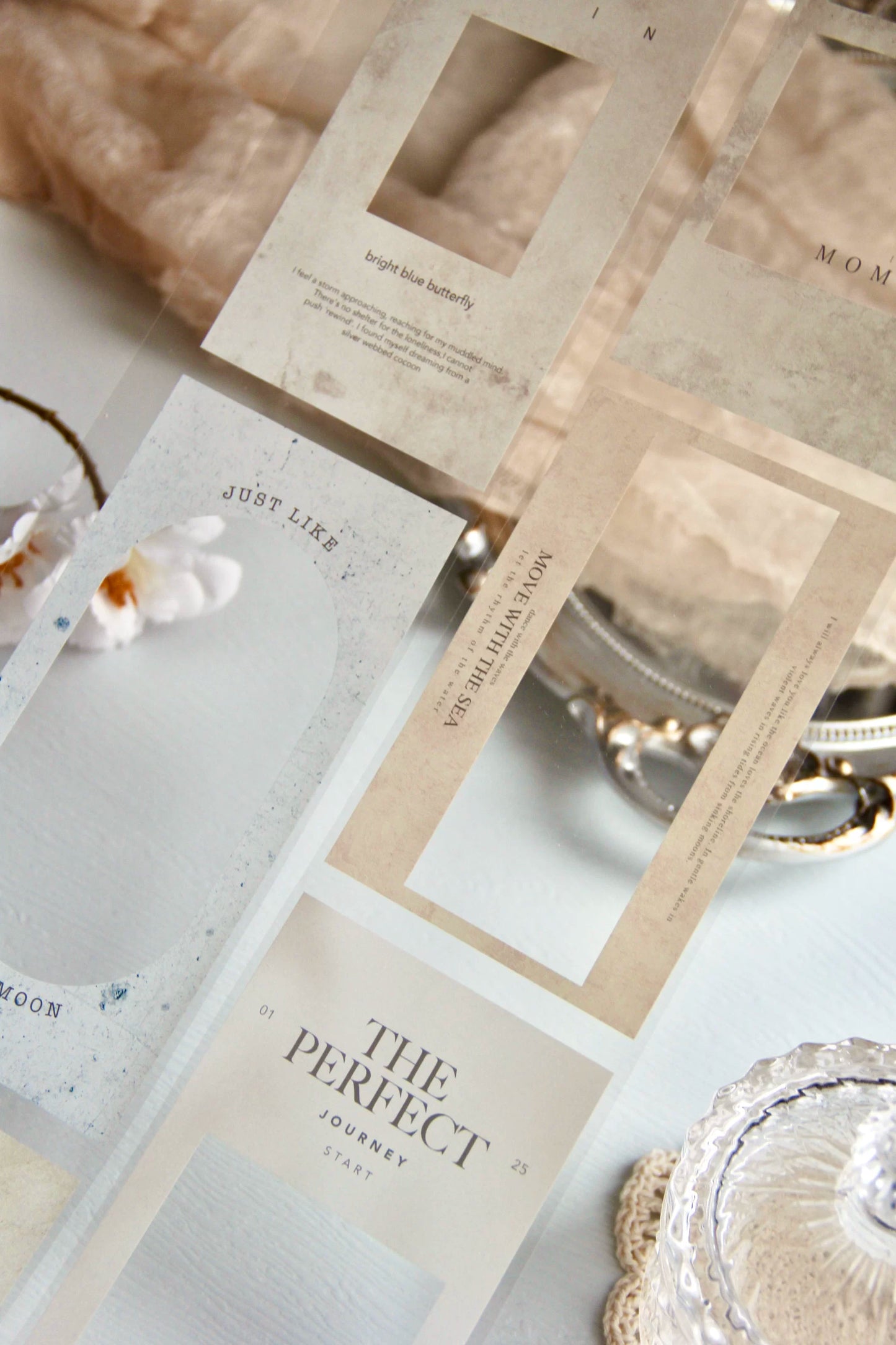 TianCheng-Vol6【Light Texture】Backgroud Washi PET Tape,for Scrapbook Supplies,Scrapbook Tape Stickers,Junk Journal Supplies