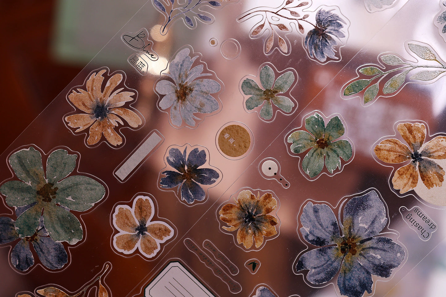 XiaoBaiJia【Green Book】Light Retro Orginal Design Washi Pet Tape Landscape Stickers