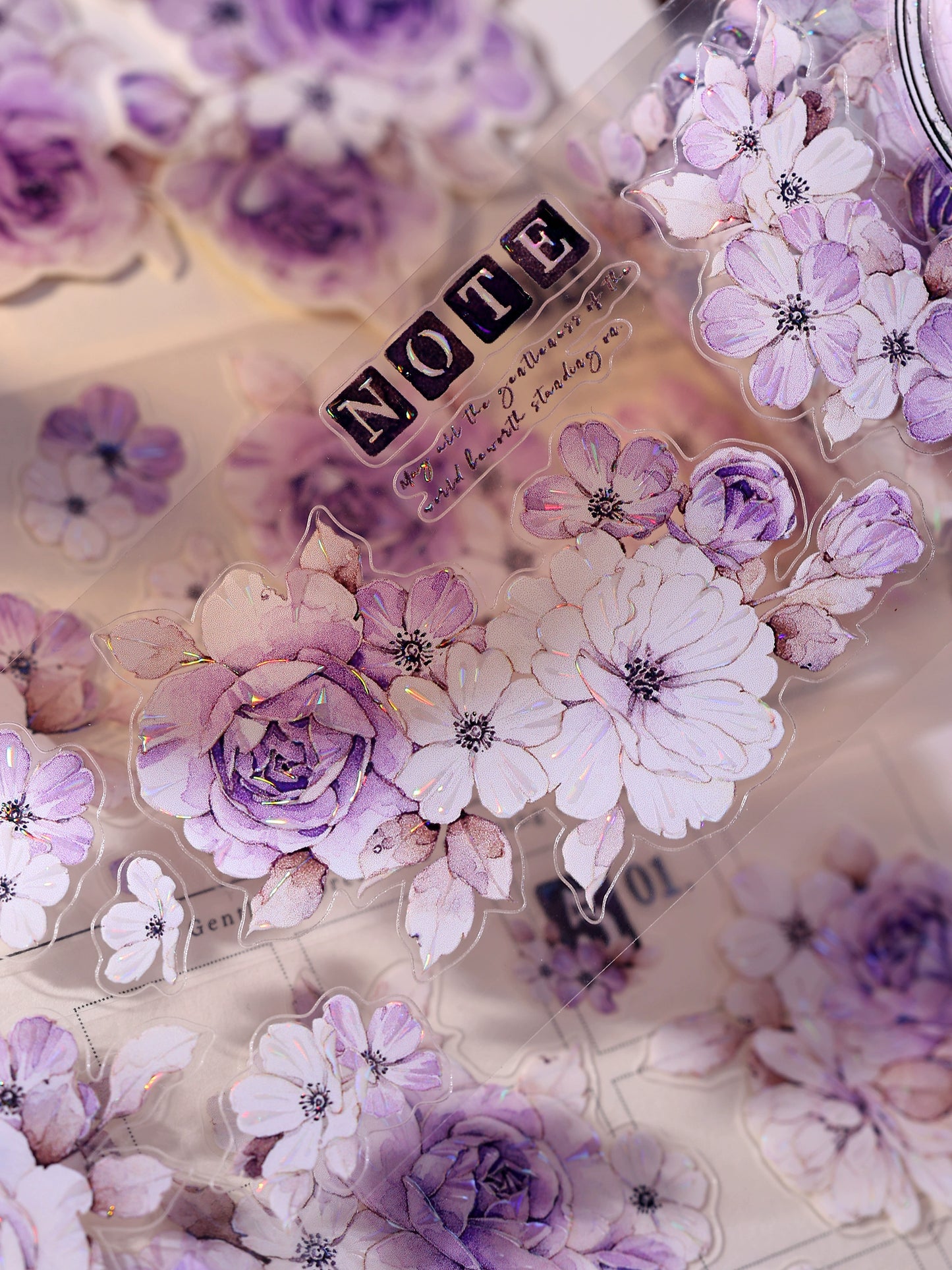 XiaoBaiJia【Sparse Shadows】Light Retro Orginal Design Washi Pet Tape Landscape Stickers