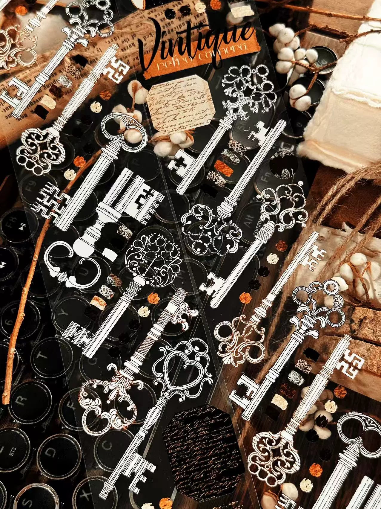 Linlanxi Vol13【Records of Antique Seals】Original Design Exquisite Vintage Decorative Washi Pet Tape