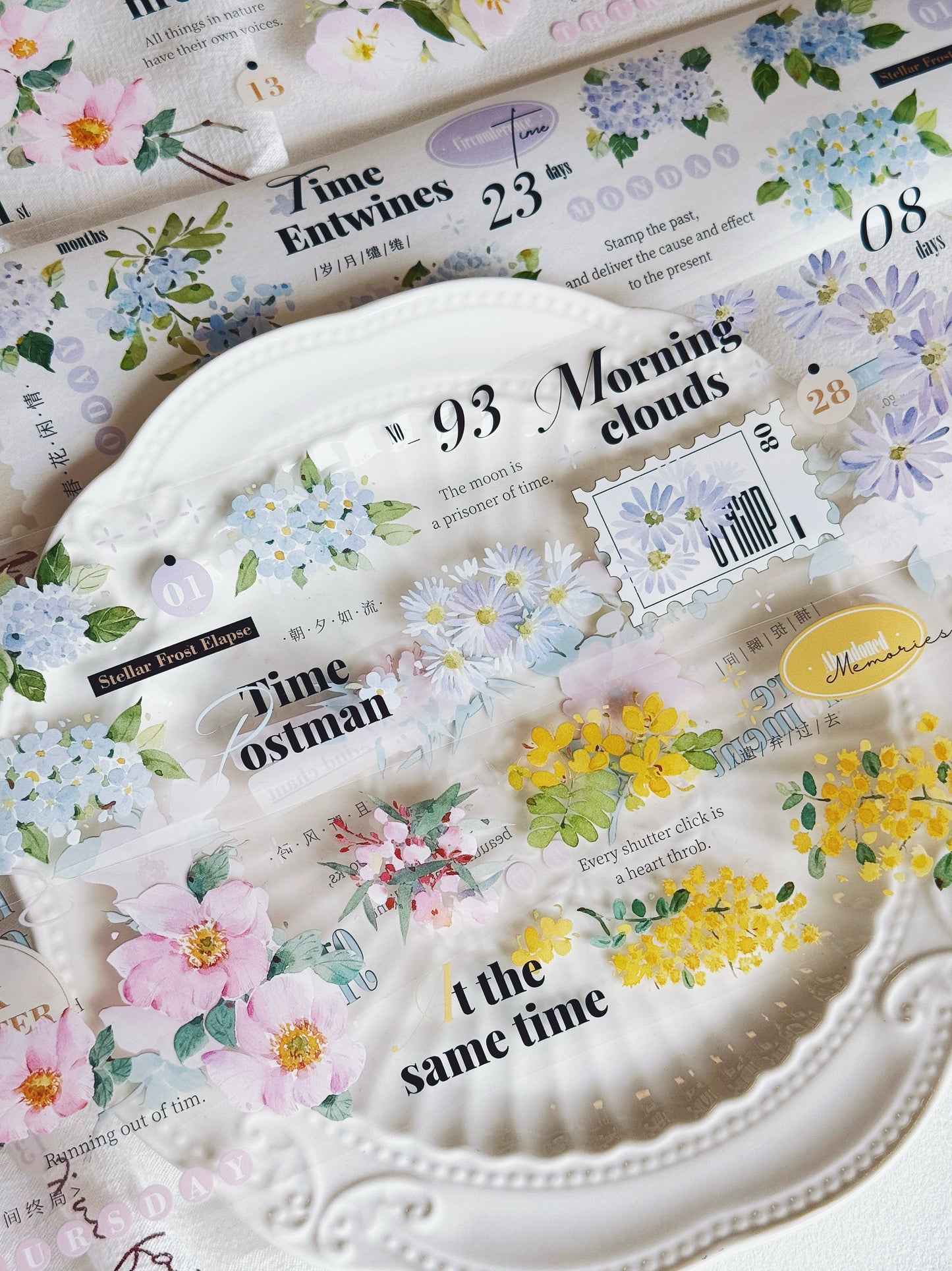 XiYue【Spring Day】Original Design Washi/PET Tape Stickers