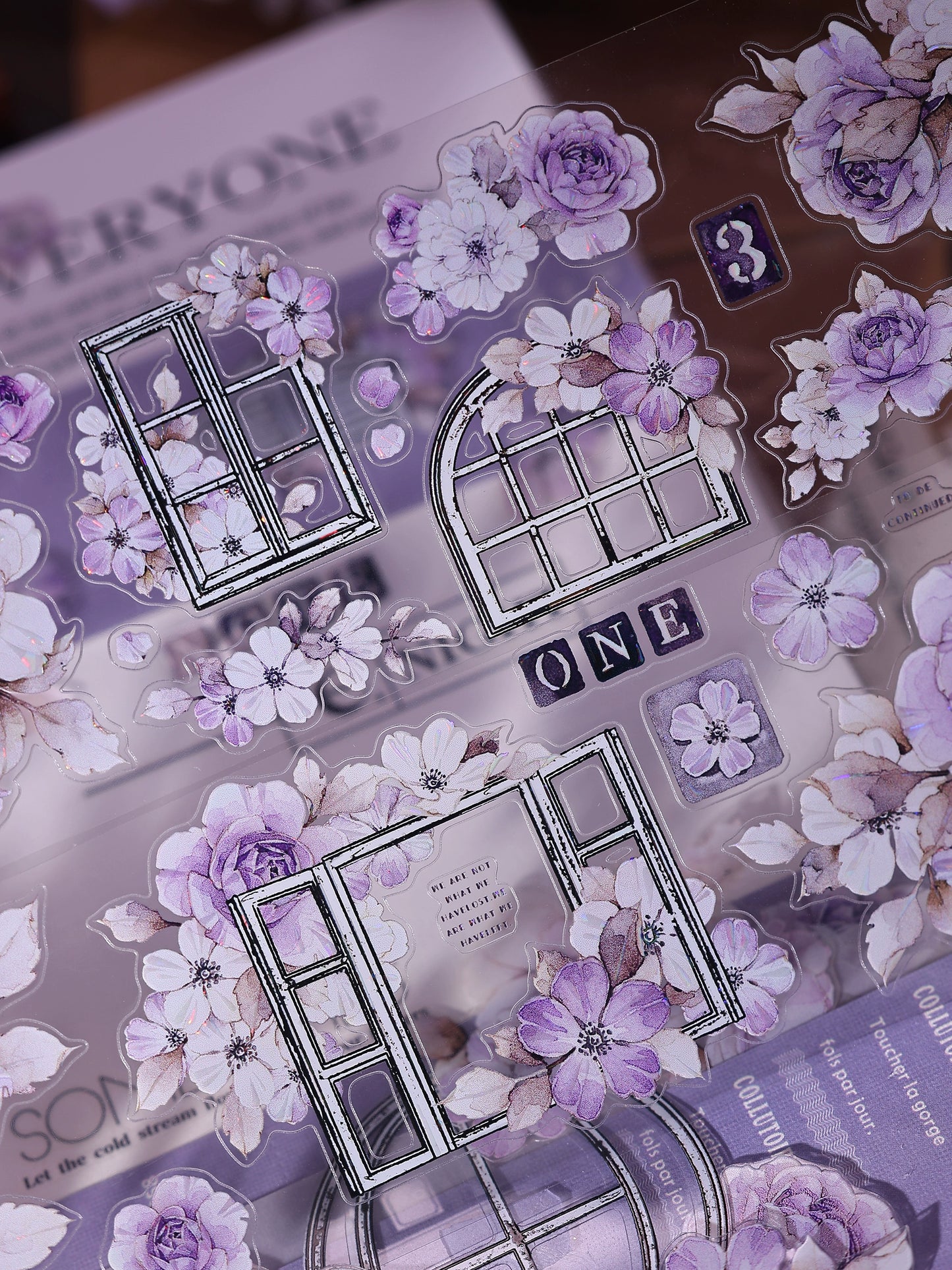 XiaoBaiJia【Sparse Shadows】Light Retro Orginal Design Washi Pet Tape Landscape Stickers