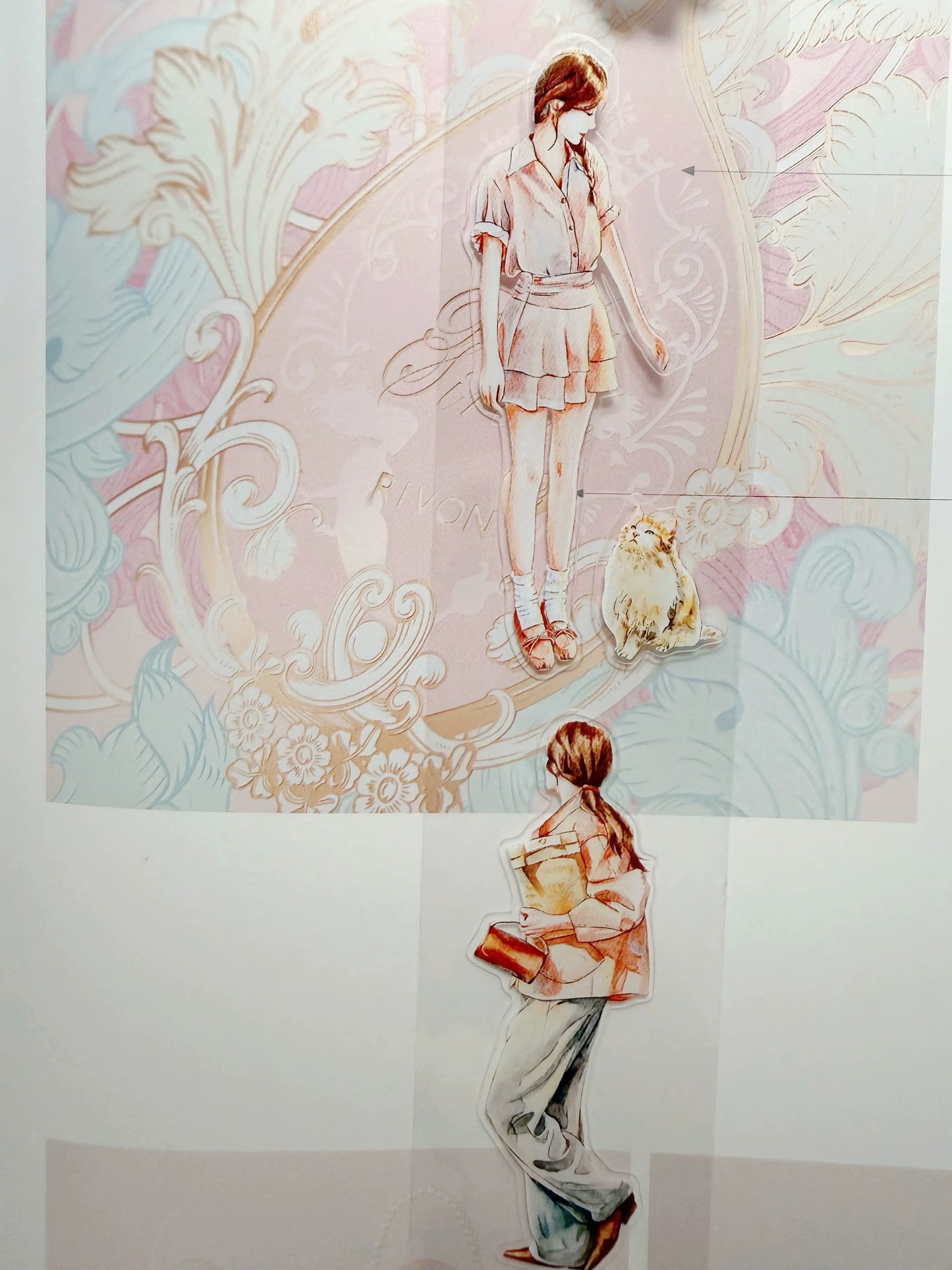 ZaoZao Vol4【ShanShan】Original Design Kiss-Cut Washi PET Tape Stickers,for Scrapbook Supplies,Journaling,Junk Journal,Bullet Journal,Planner Stickers