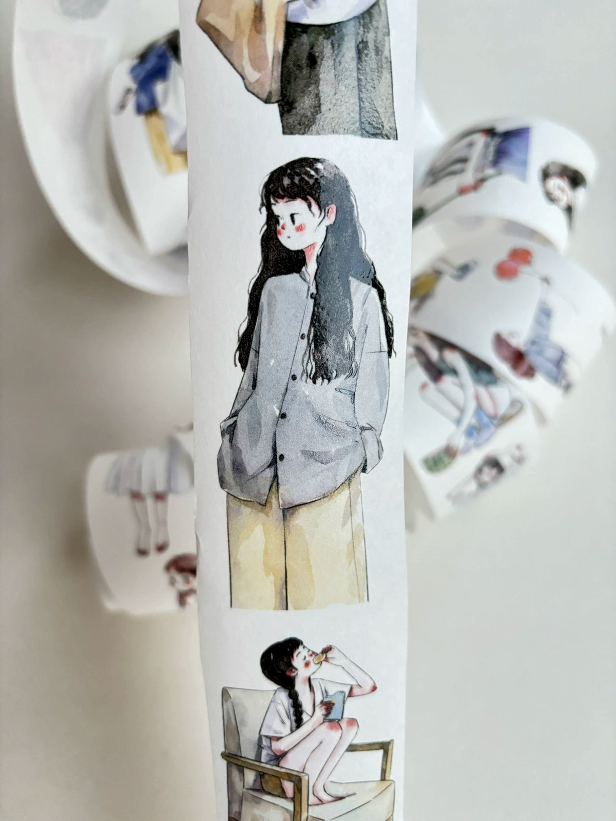 Kaixiaoxun Vol6 【Nothing to do today】 handbook Washi/Matte PET Tape